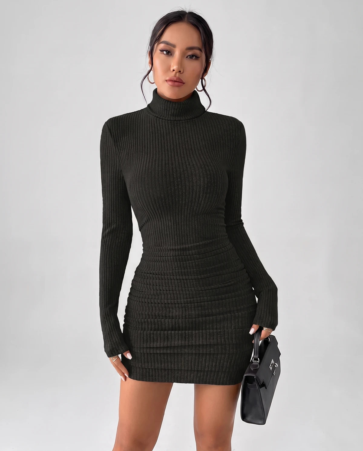 Marseille Mini Dress — Black