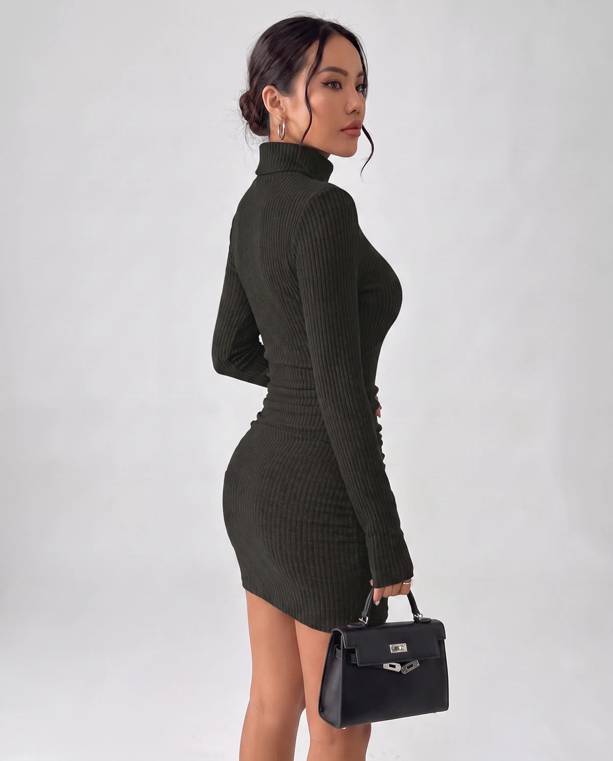 Marseille Mini Dress — Black | SKU: SD-82932-black-XS,SD-82932-black-S,SD-82932-black-M,SD-82932-black-L,SD-82932-black-XL,SD-82932-black-2XL