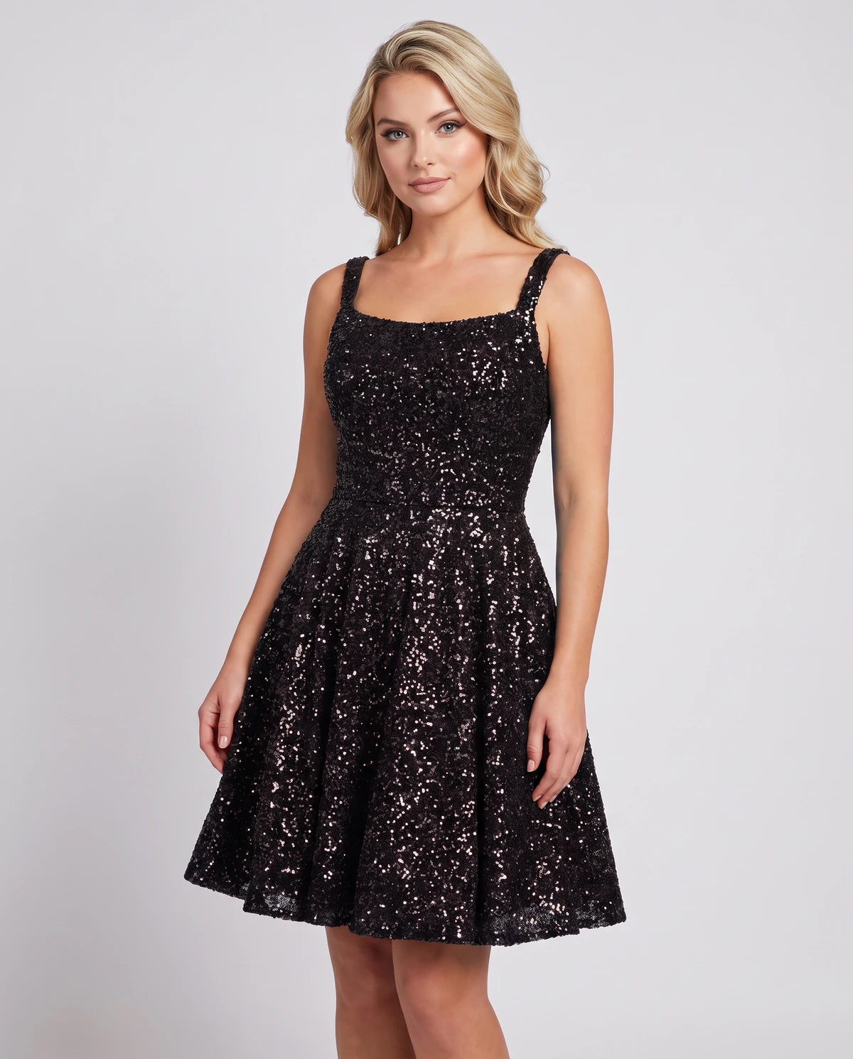 Mathilde Mini Dress — Black