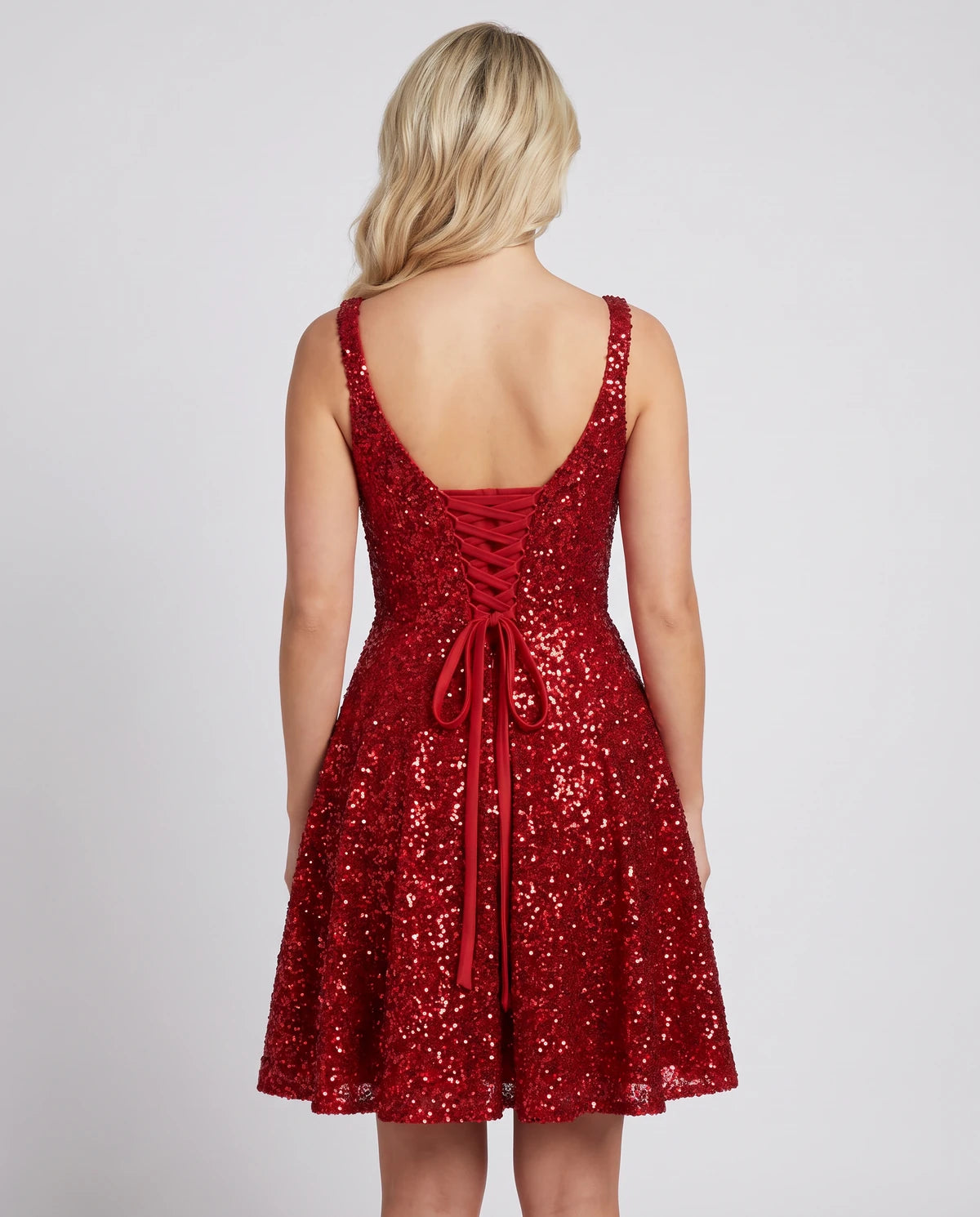 Mathilde Mini Dress — Red | SKU: SD-80928-red-2,SD-80928-red-4,SD-80928-red-6,SD-80928-red-8,SD-80928-red-10,SD-80928-red-12,SD-80928-red-14,SD-80928-red-16,SD-80928-red-16W,SD-80928-red-18W,SD-80928-red-20W,SD-80928-red-22W