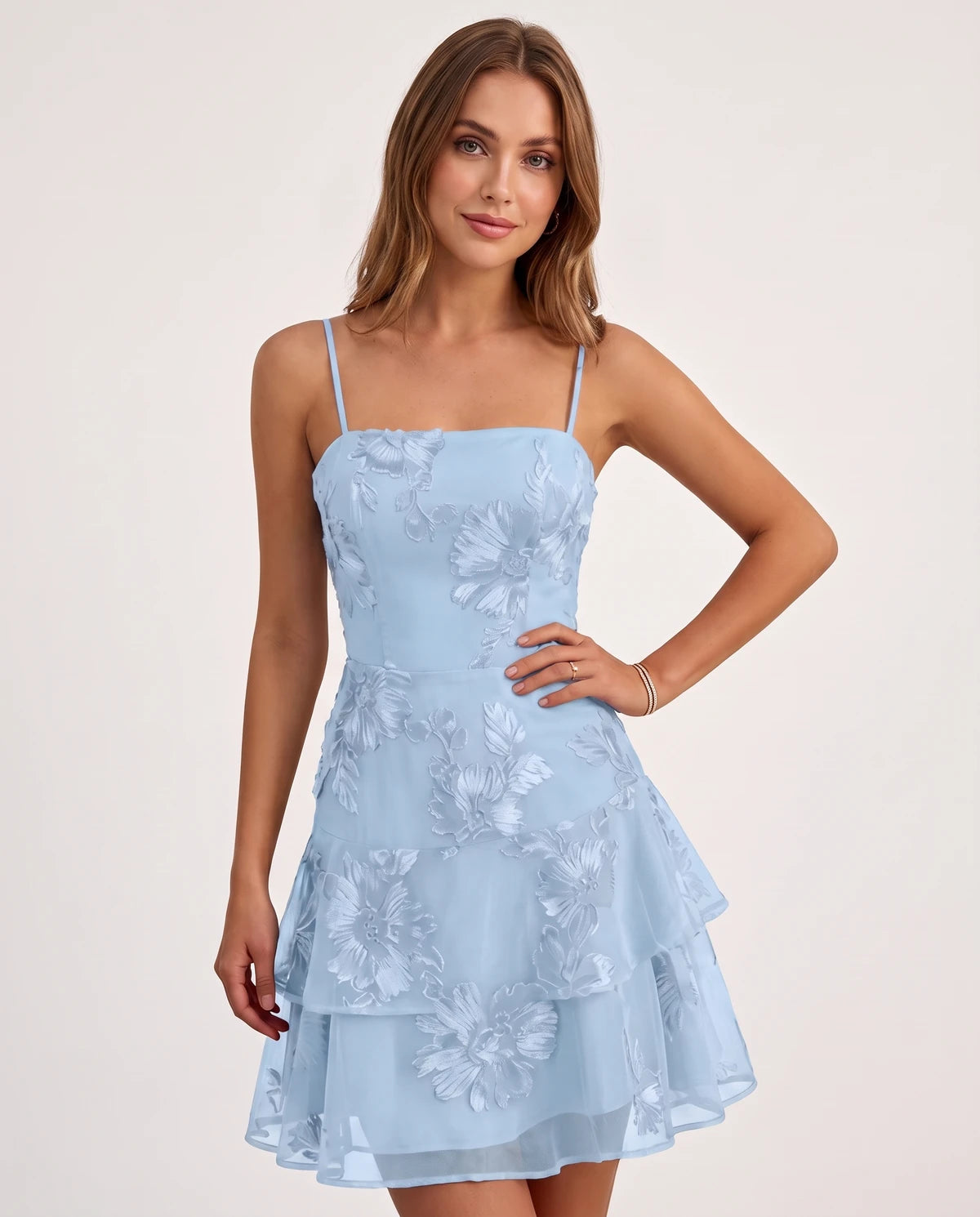 Maylis Mini Dress — Blue