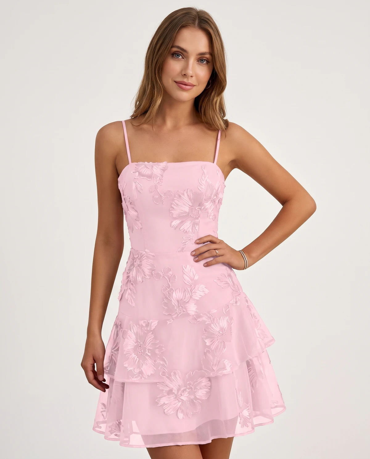 Maylis Mini Dress — Pink