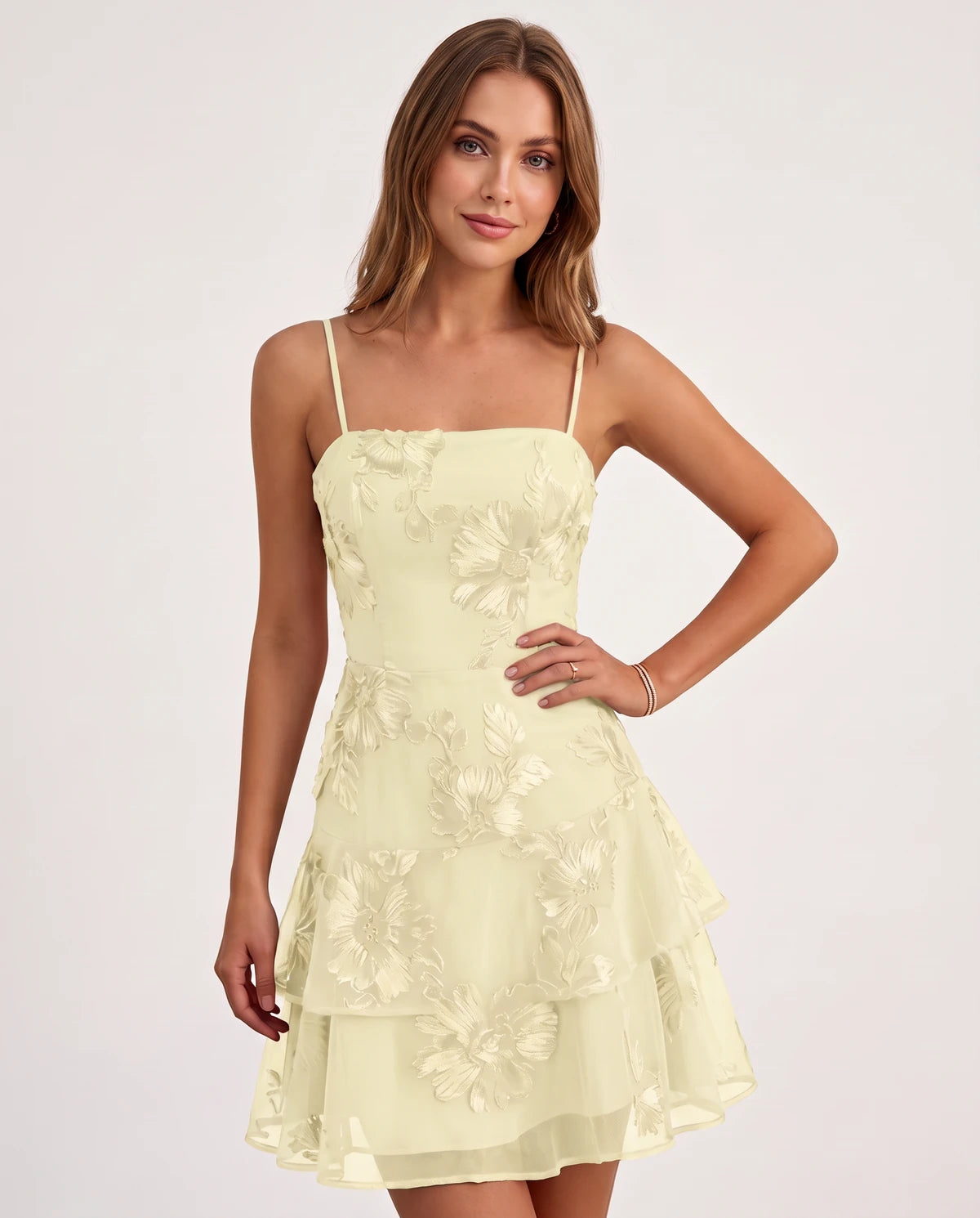 Maylis Mini Dress — Yellow