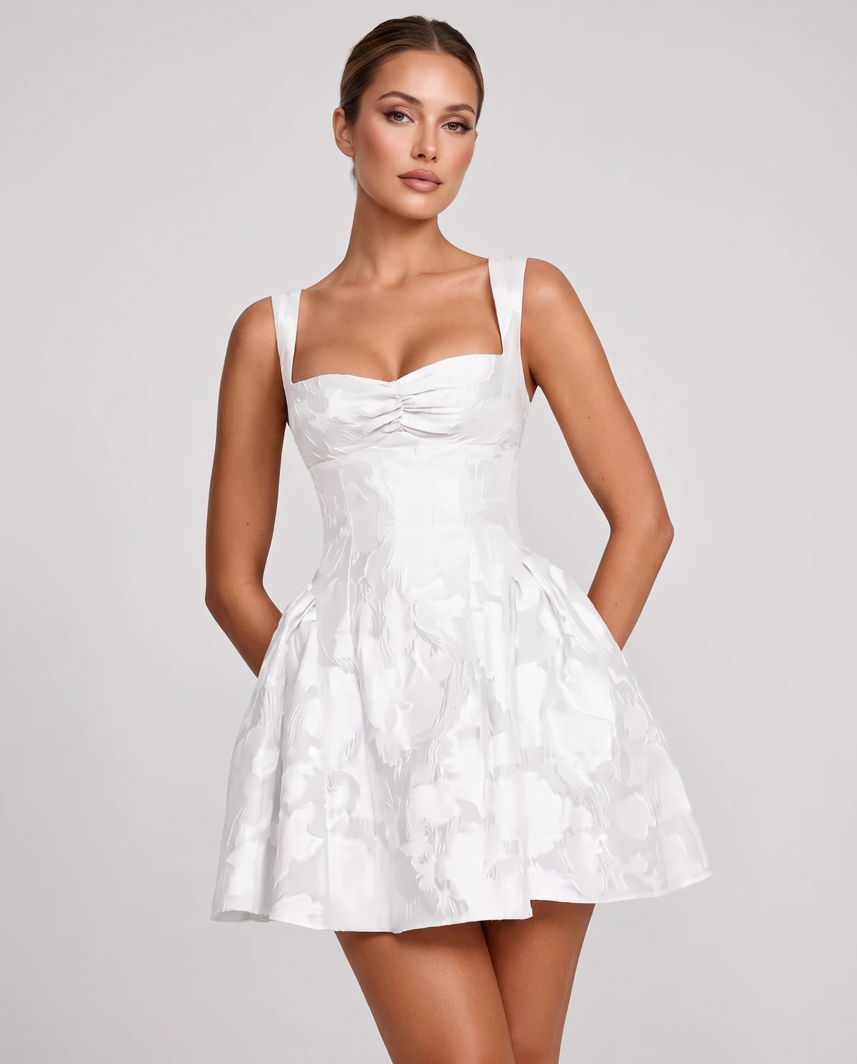 Melantha Mini Dress — White