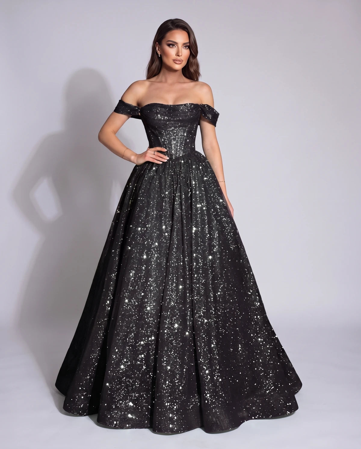 Michaela Maxi Dress — Black