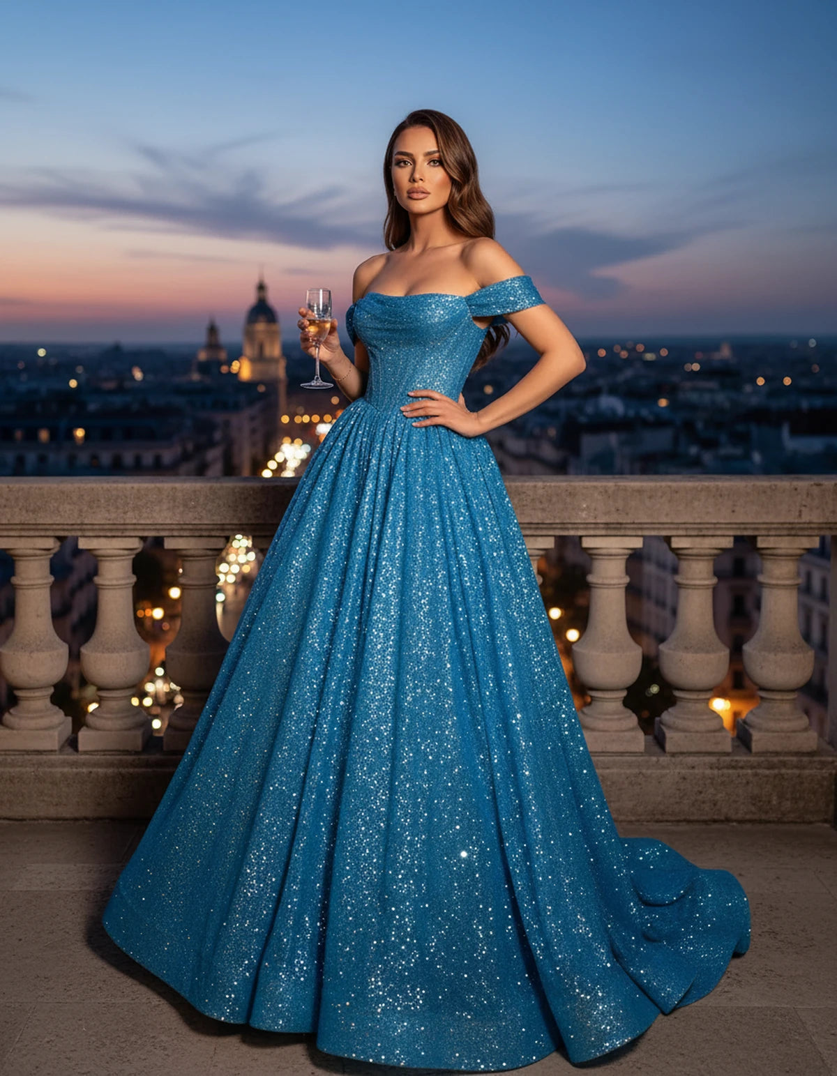 Michaela Maxi Dress — Blue | SKU: SD-02968-blue-2,SD-02968-blue-4,SD-02968-blue-6,SD-02968-blue-8,SD-02968-blue-10,SD-02968-blue-12,SD-02968-blue-14,SD-02968-blue-16,SD-02968-blue-16W,SD-02968-blue-18W,SD-02968-blue-20W,SD-02968-blue-22W