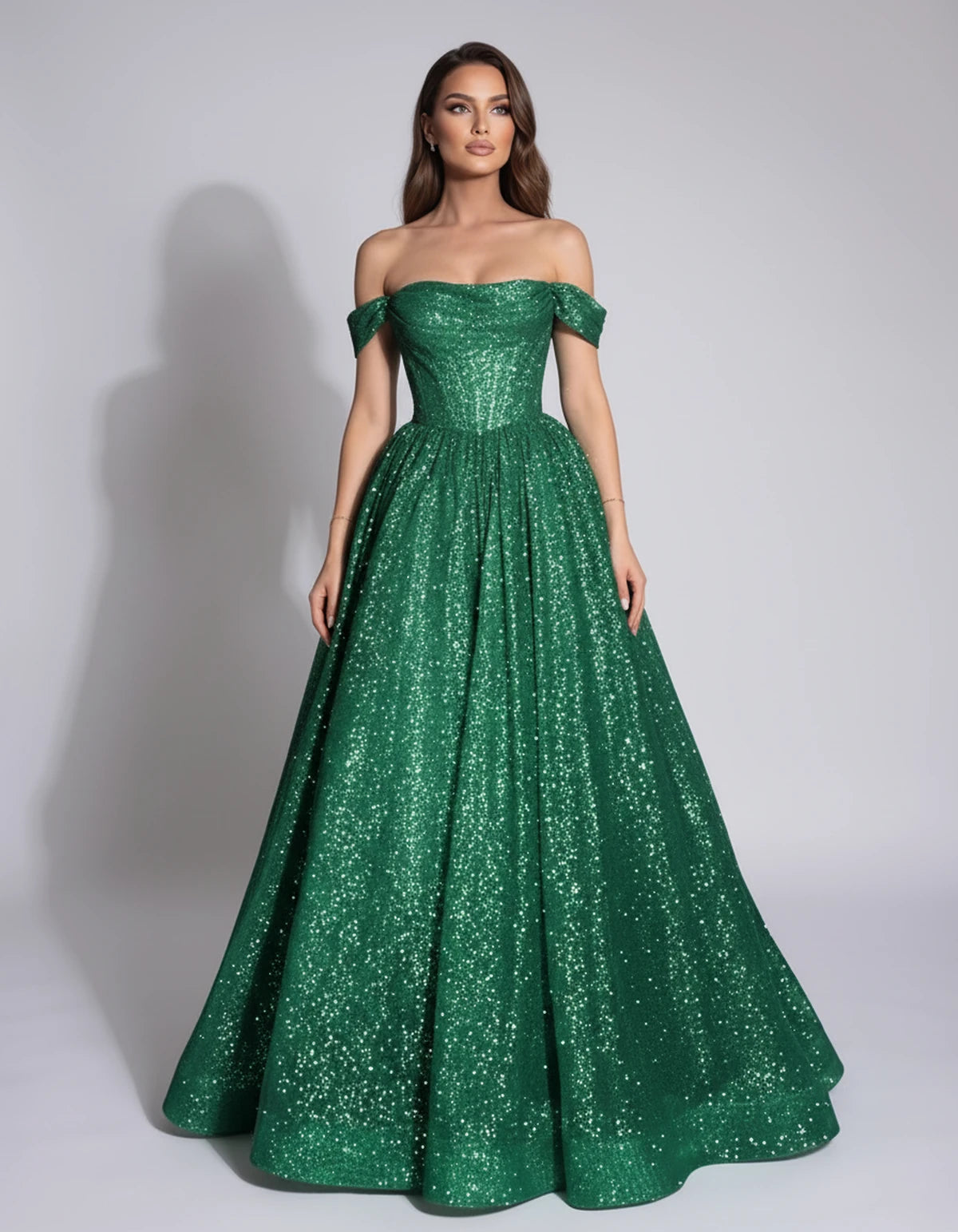 Michaela Maxi Dress — Dark Green | SKU: SD-02968-darkgreen-2,SD-02968-darkgreen-4,SD-02968-darkgreen-6,SD-02968-darkgreen-8,SD-02968-darkgreen-10,SD-02968-darkgreen-12,SD-02968-darkgreen-14,SD-02968-darkgreen-16,SD-02968-darkgreen-16W,SD-02968-darkgreen-18W,SD-02968-darkgreen-20W,SD-02968-darkgreen-22W