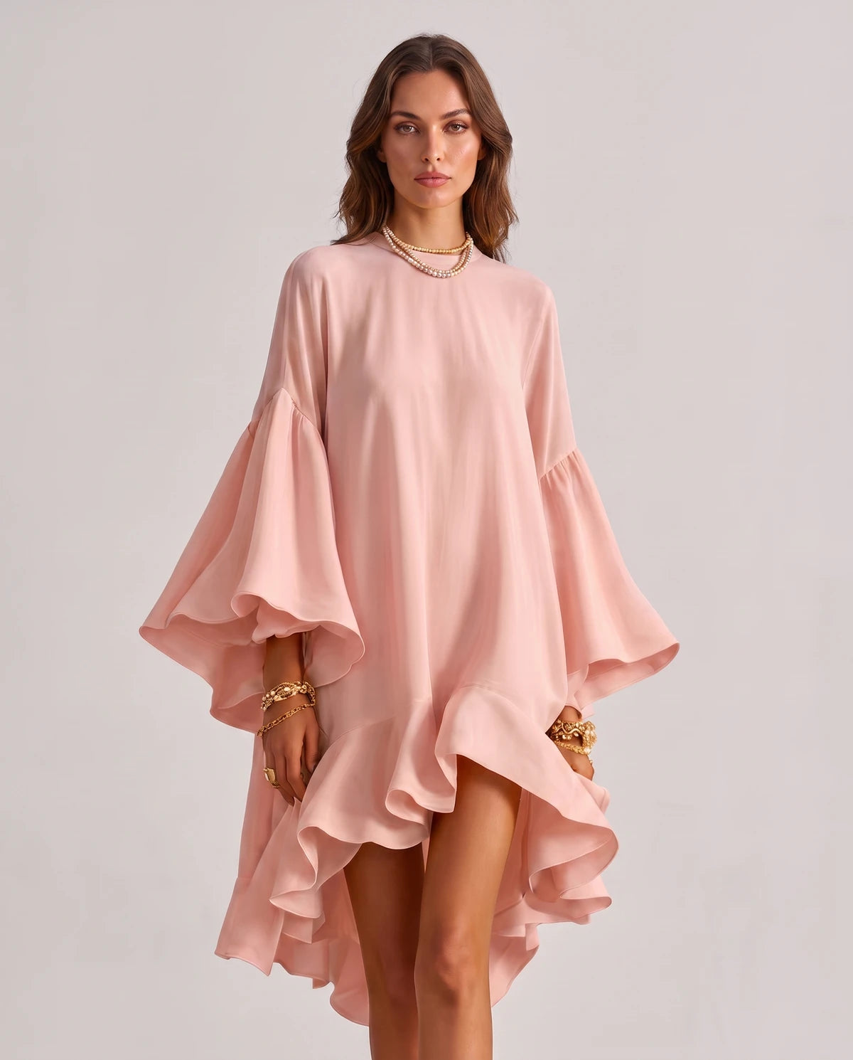 Mirielle Midi Dresses — Pink