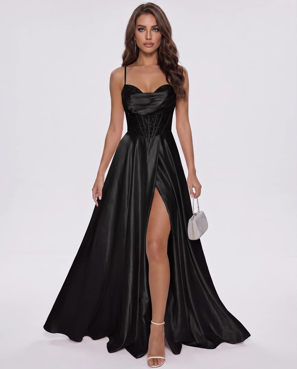 Modena Maxi Dress — Black