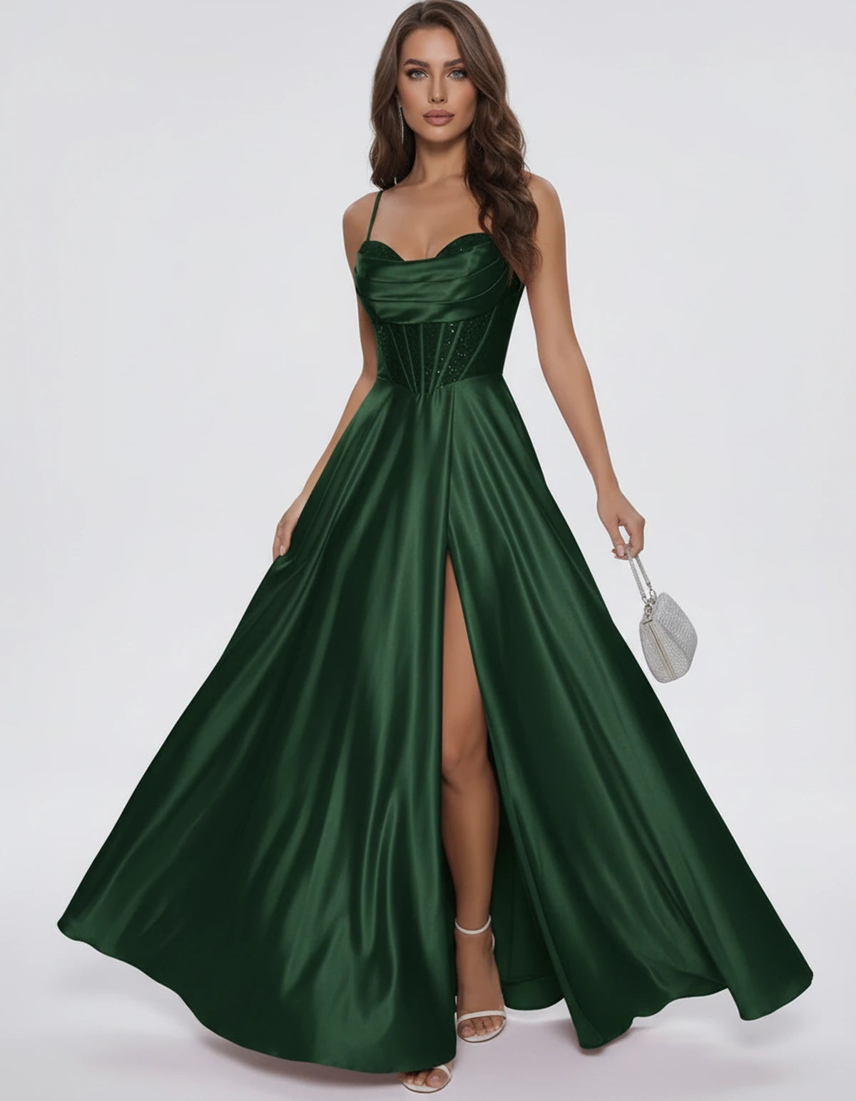 Modena Maxi Dress — Emerald Green | SKU: SD-17487-emeraldgreen-2,SD-17487-emeraldgreen-4,SD-17487-emeraldgreen-6,SD-17487-emeraldgreen-8,SD-17487-emeraldgreen-10,SD-17487-emeraldgreen-12,SD-17487-emeraldgreen-14,SD-17487-emeraldgreen-16,SD-17487-emeraldgreen-16W,SD-17487-emeraldgreen-18W,SD-17487-emeraldgreen-20W,SD-17487-emeraldgreen-22W