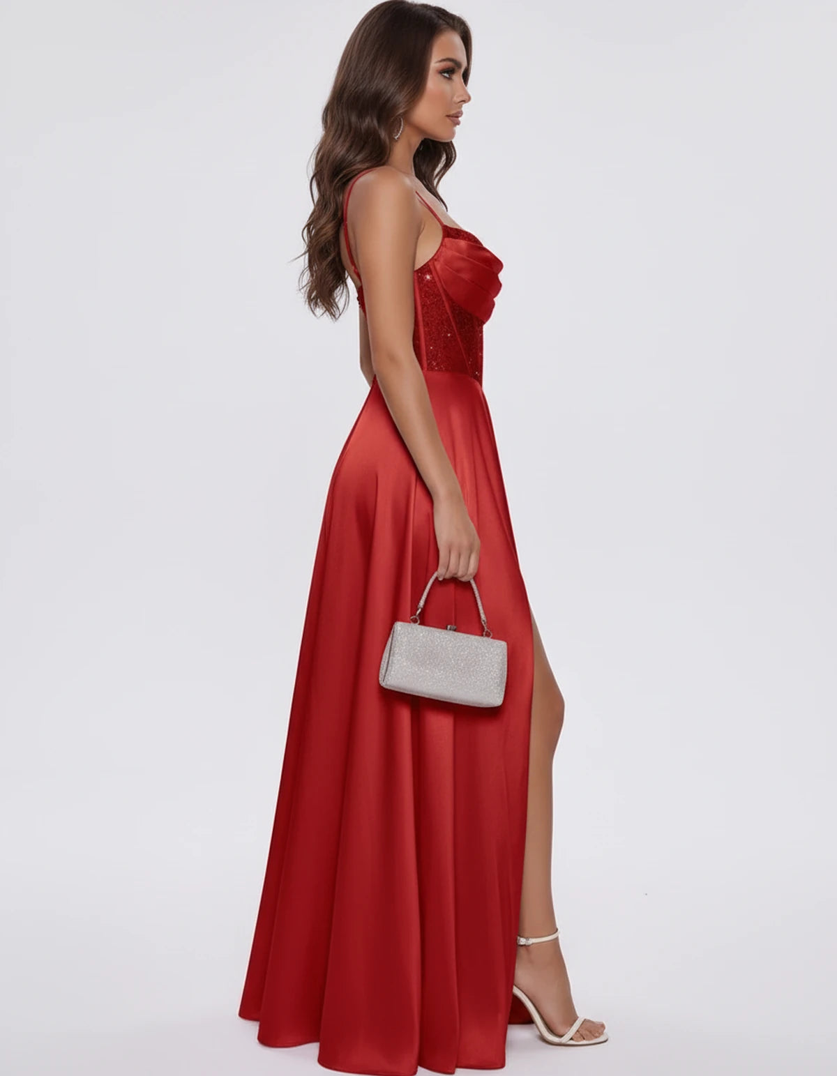 Modena Maxi Dress — Red | SKU: SD-17487-red-2,SD-17487-red-4,SD-17487-red-6,SD-17487-red-8,SD-17487-red-10,SD-17487-red-12,SD-17487-red-14,SD-17487-red-16,SD-17487-red-16W,SD-17487-red-18W,SD-17487-red-20W,SD-17487-red-22W