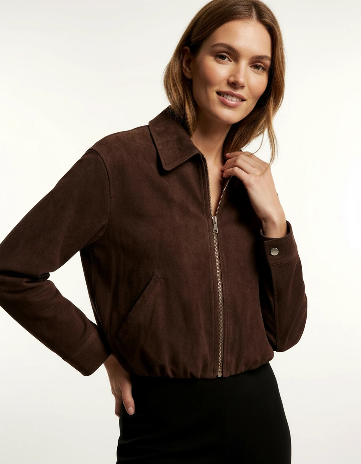 Monteverde Coat — Brown | SKU: SD-91459-brown-XS,SD-91459-brown-S,SD-91459-brown-M,SD-91459-brown-L