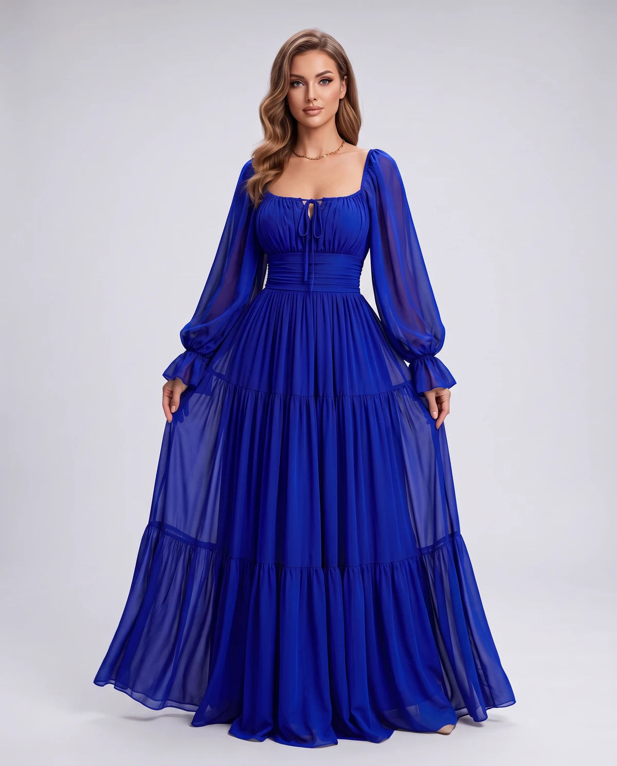Morvenna Maxi Dress — Blue