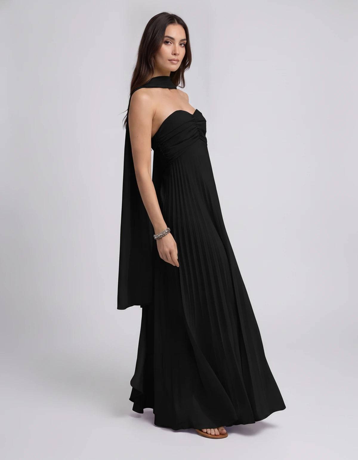 Navarre Maxi Dress — Black