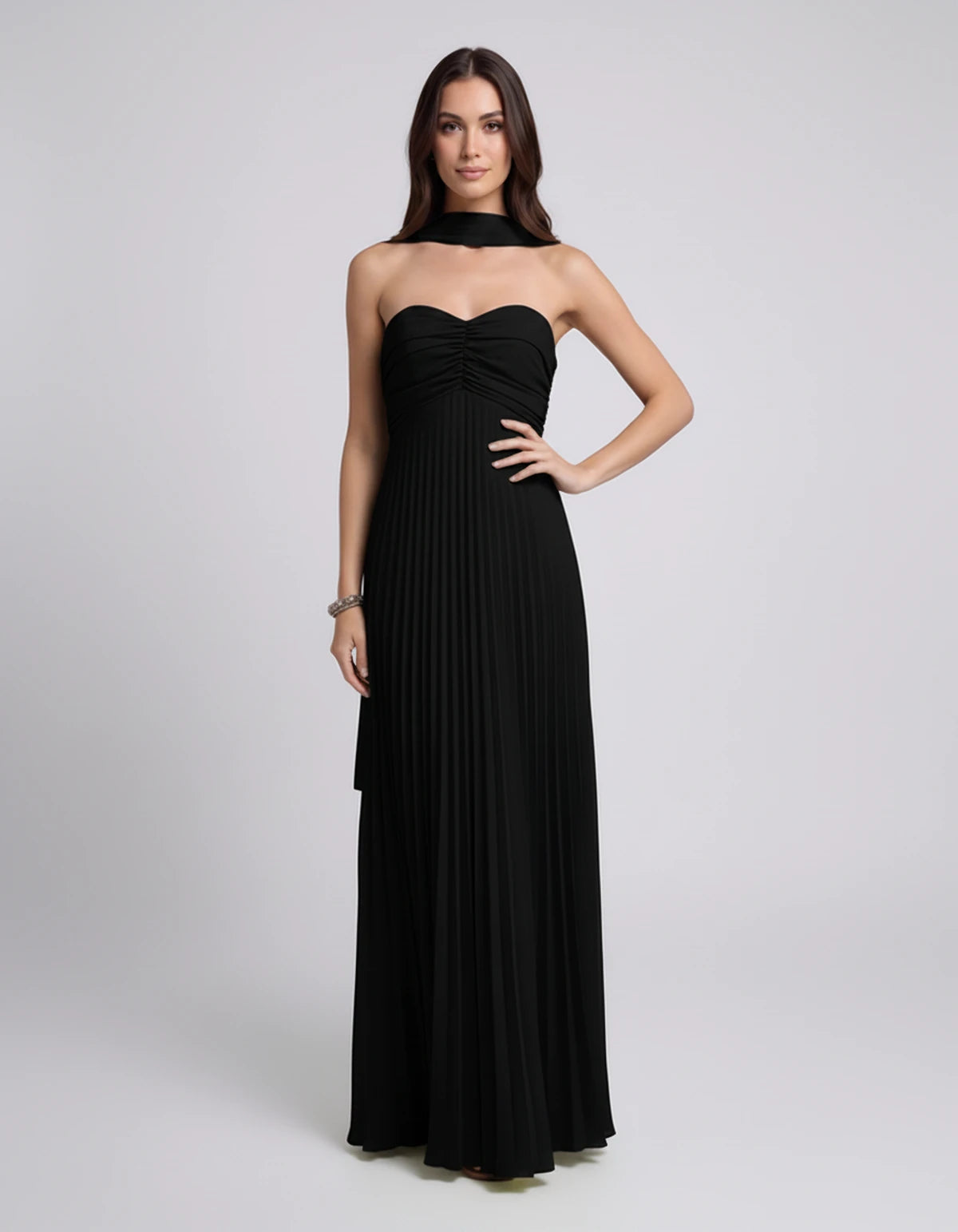 Navarre Maxi Dress — Black | SKU: SD-70594-black-2,SD-70594-black-4,SD-70594-black-6,SD-70594-black-8,SD-70594-black-10,SD-70594-black-12,SD-70594-black-14,SD-70594-black-16,SD-70594-black-18 Plus,SD-70594-black-22 Plus,SD-70594-black-26 Plus