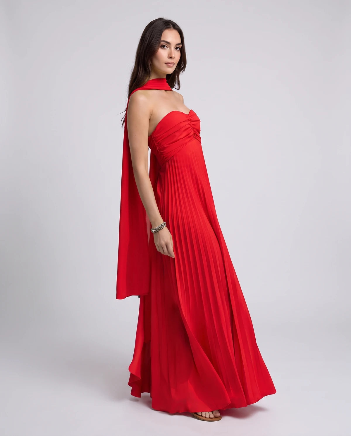 Navarre Maxi Dress — Red