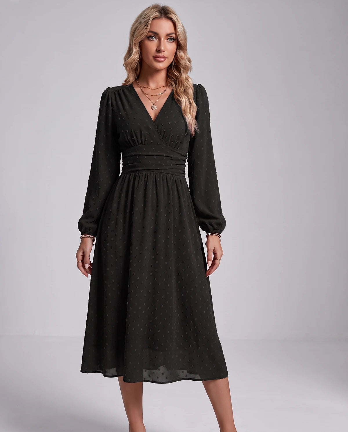 Nephele Maxi Dress — Black