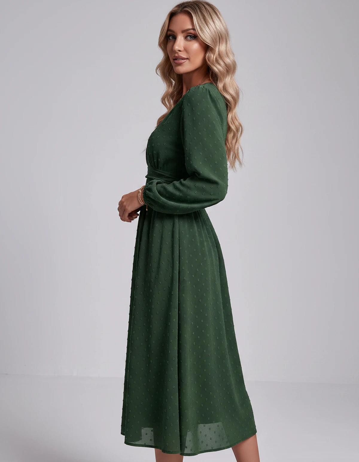 Nephele Maxi Dress — Military green | SKU: SD-31586-militarygreen-XS,SD-31586-militarygreen-S,SD-31586-militarygreen-M,SD-31586-militarygreen-L,SD-31586-militarygreen-XL,SD-31586-militarygreen-2XL