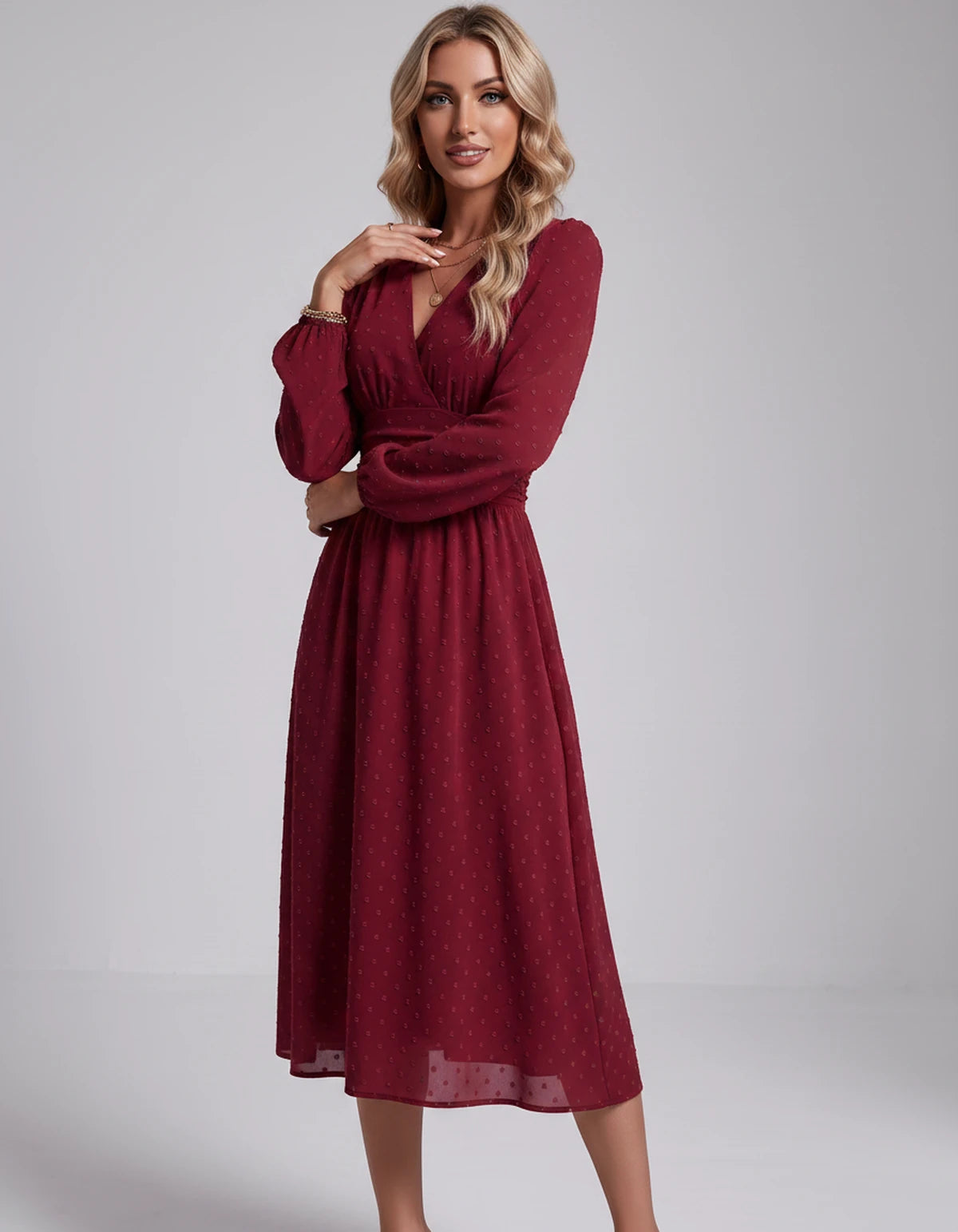 Nephele Maxi Dress — Wine | SKU: SD-31586-wine-XS,SD-31586-wine-S,SD-31586-wine-M,SD-31586-wine-L,SD-31586-wine-XL,SD-31586-wine-2XL