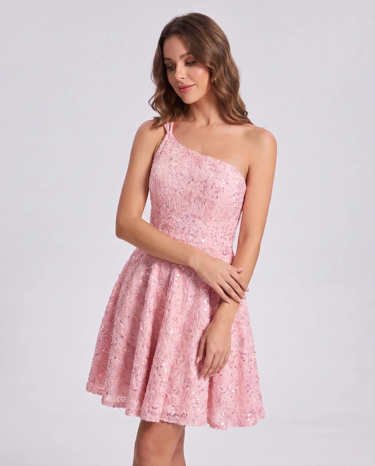 Nevaeh Mini Dress — Blush | SKU: SD-87410-blush-2,SD-87410-blush-4,SD-87410-blush-6,SD-87410-blush-8,SD-87410-blush-10,SD-87410-blush-12,SD-87410-blush-14,SD-87410-blush-16,SD-87410-blush-16W,SD-87410-blush-18W,SD-87410-blush-20W,SD-87410-blush-22W