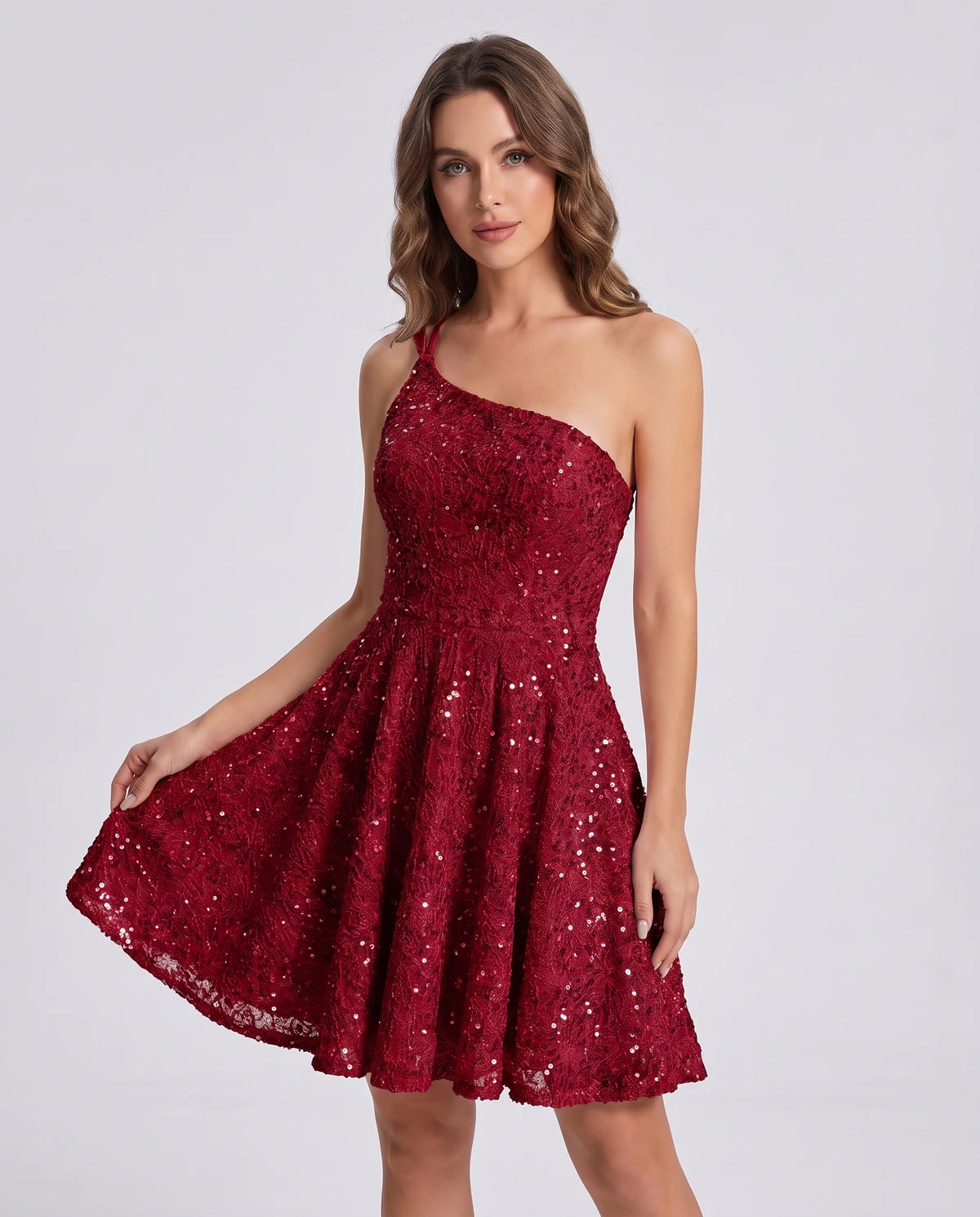 Nevaeh Mini Dress — Red