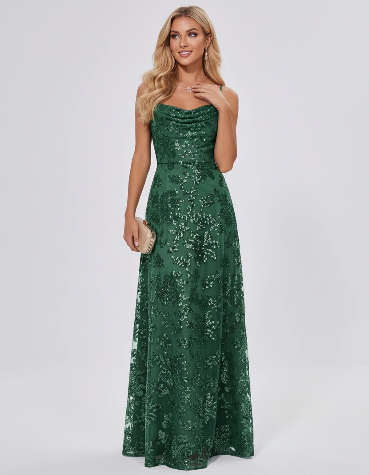 Nimuelle Maxi Dress — Emerald | SKU: SD-93381-emerald-2,SD-93381-emerald-4,SD-93381-emerald-6,SD-93381-emerald-8,SD-93381-emerald-10,SD-93381-emerald-12,SD-93381-emerald-14,SD-93381-emerald-16,SD-93381-emerald-16W,SD-93381-emerald-18W,SD-93381-emerald-20W,SD-93381-emerald-22W