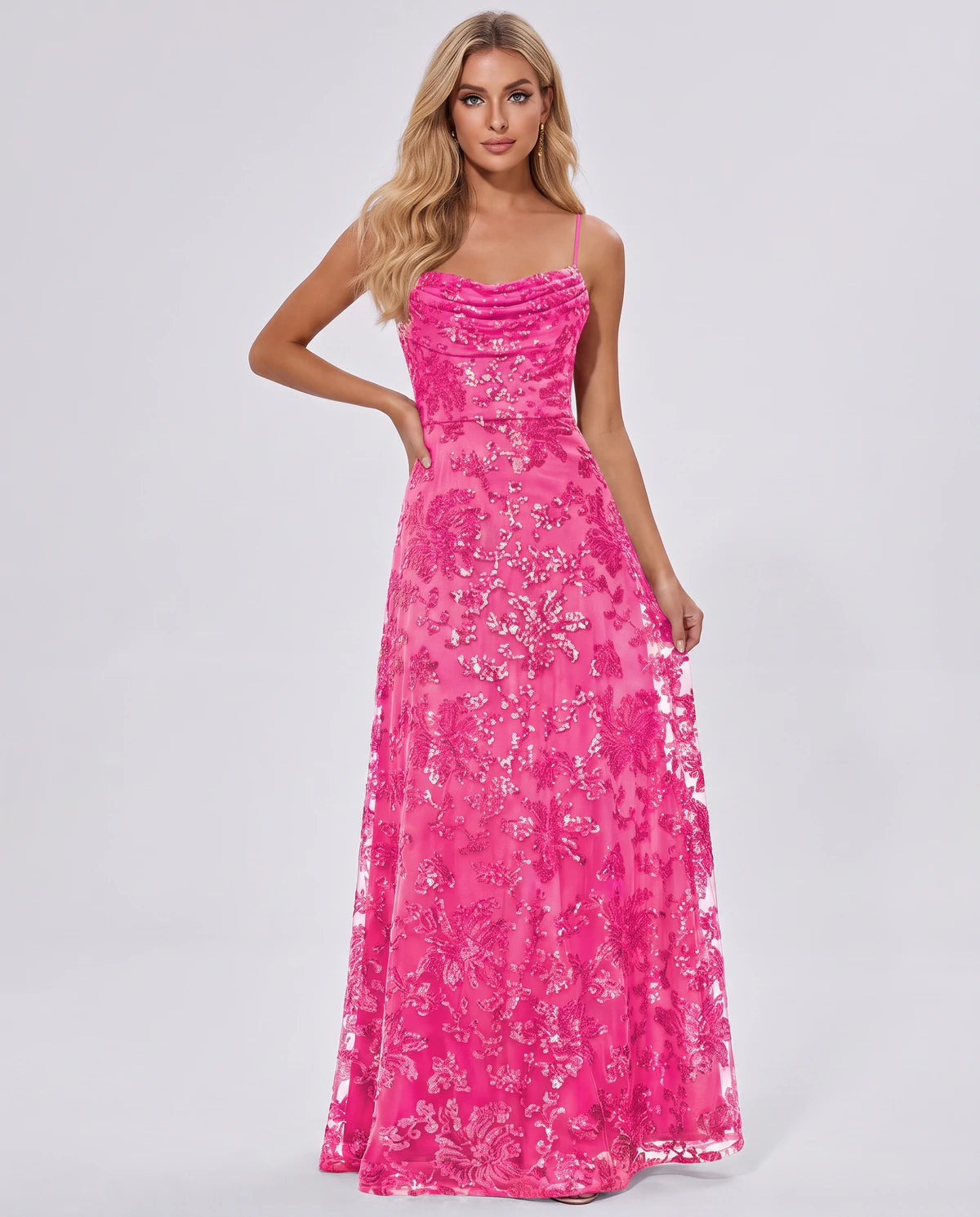 Nimuelle Maxi Dress — Hot Pink