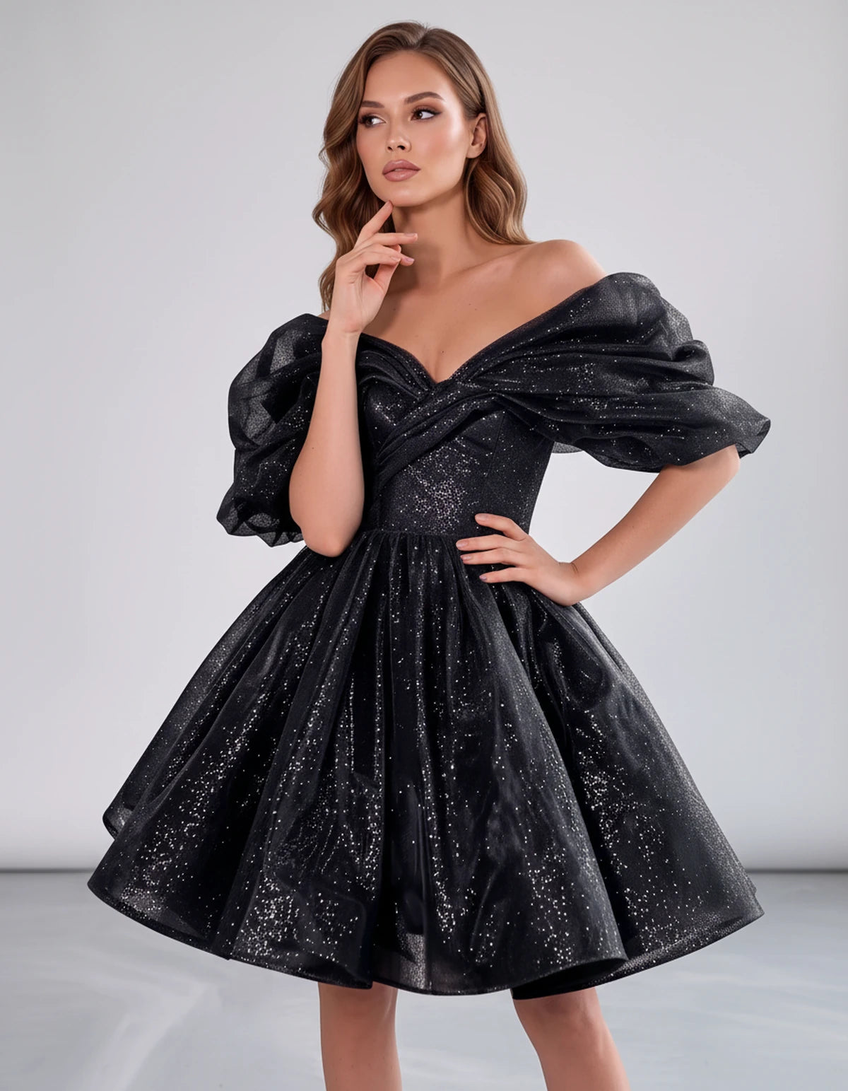Noemie Mini Dress — Model Color 2 | SKU: SD-22026-modelcolor2-2,SD-22026-modelcolor2-4,SD-22026-modelcolor2-6,SD-22026-modelcolor2-8,SD-22026-modelcolor2-10,SD-22026-modelcolor2-12,SD-22026-modelcolor2-14,SD-22026-modelcolor2-16,SD-22026-modelcolor2-16W,SD-22026-modelcolor2-18W,SD-22026-modelcolor2-20W