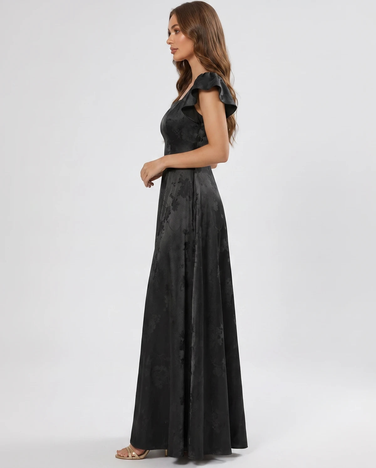 Odelia Maxi Dress — Black | SKU: SD-46794-black-2,SD-46794-black-4,SD-46794-black-6,SD-46794-black-8,SD-46794-black-10,SD-46794-black-12,SD-46794-black-14,SD-46794-black-16,SD-46794-black-16W,SD-46794-black-18W,SD-46794-black-20W,SD-46794-black-22W