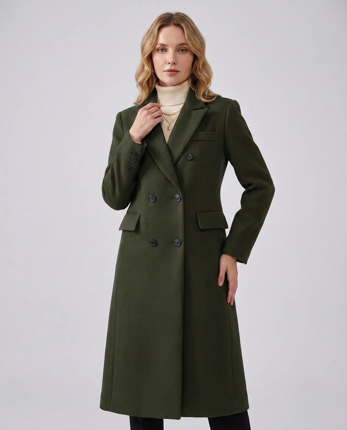 Oleander Coat — Dark Green