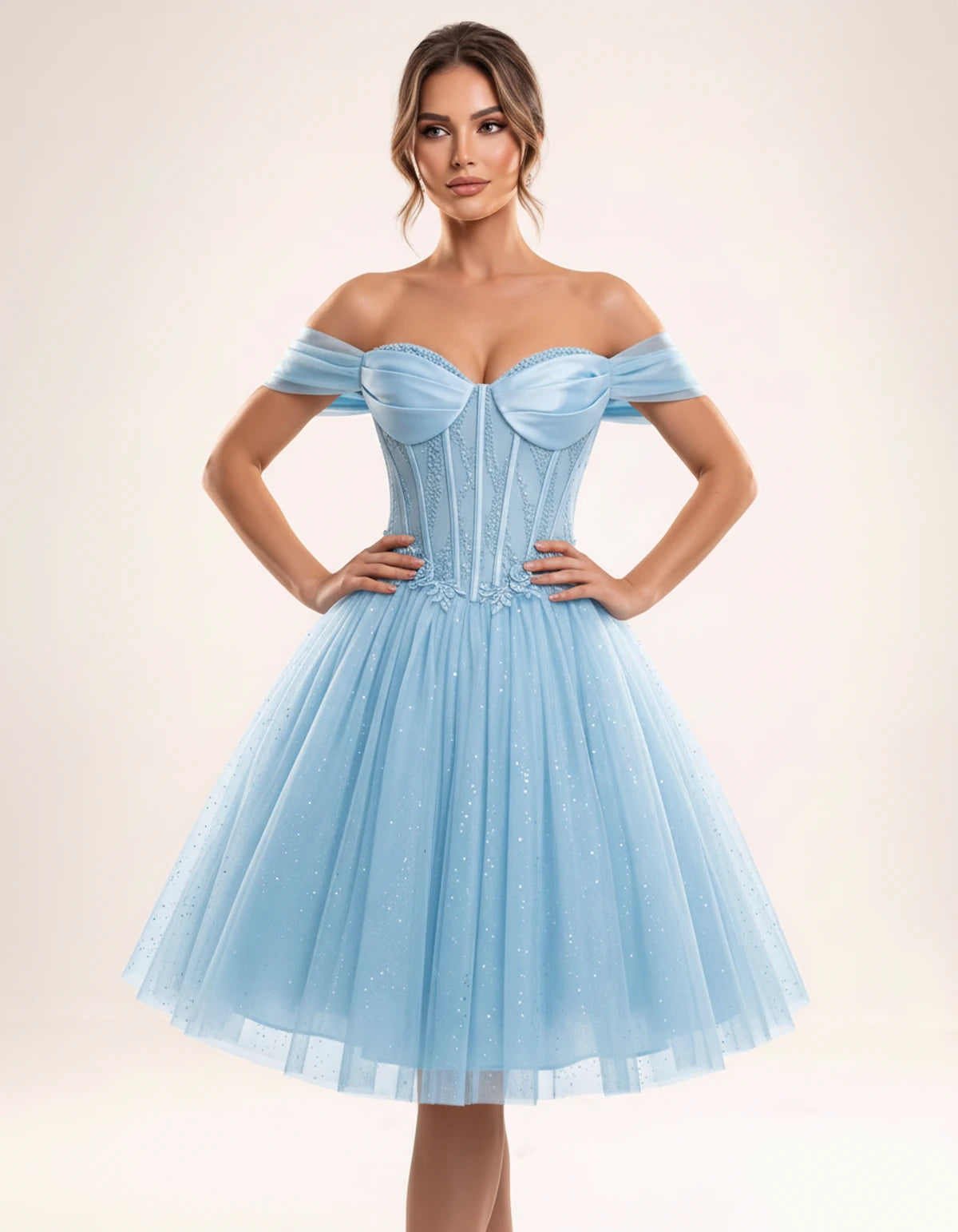 Olwenna Midi Dresses — Light Blue | SKU: SD-99298-lightblue-2,SD-99298-lightblue-4,SD-99298-lightblue-6,SD-99298-lightblue-8,SD-99298-lightblue-10,SD-99298-lightblue-12,SD-99298-lightblue-14,SD-99298-lightblue-14W,SD-99298-lightblue-16,SD-99298-lightblue-16W,SD-99298-lightblue-18W,SD-99298-lightblue-20W