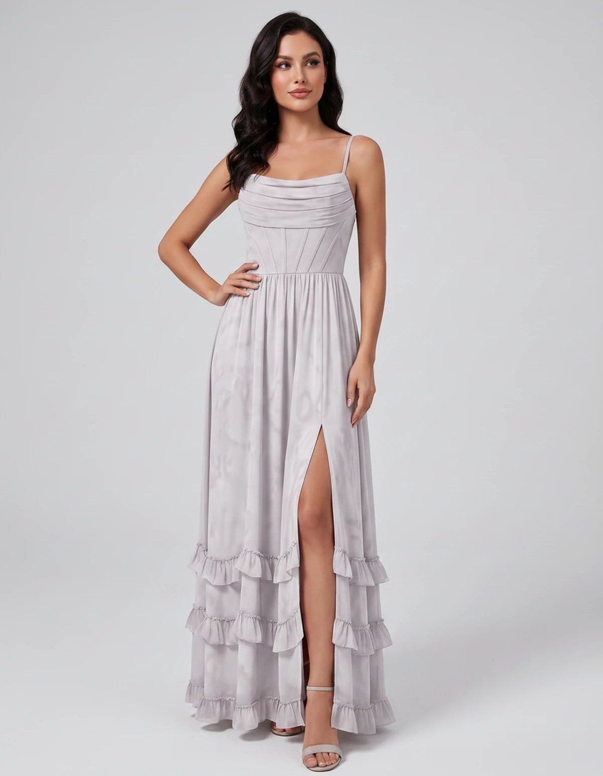 Oriane Maxi Dress — White | SKU: SD-04920-white-2,SD-04920-white-4,SD-04920-white-6,SD-04920-white-8,SD-04920-white-10,SD-04920-white-12,SD-04920-white-14,SD-04920-white-16,SD-04920-white-16W,SD-04920-white-18W,SD-04920-white-20W