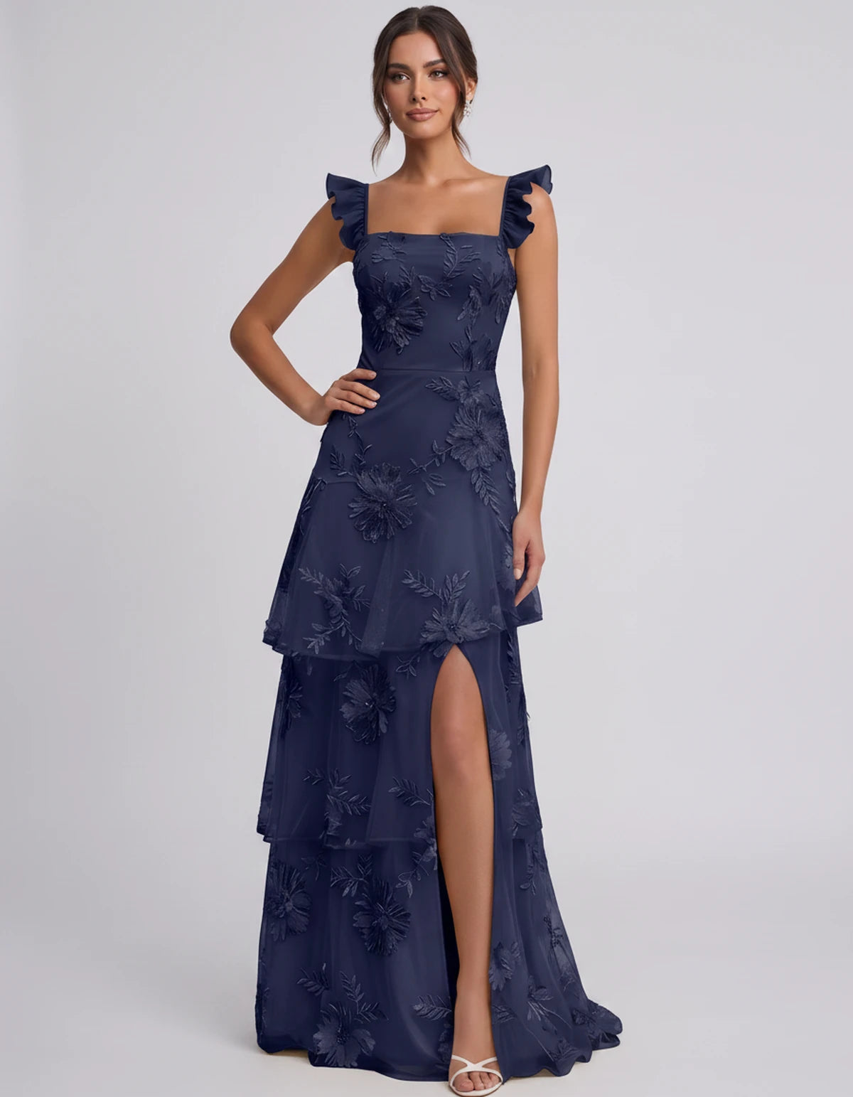 Palermo Maxi Dress — Navy Blue | SKU: SD-68801-navyblue-2,SD-68801-navyblue-4,SD-68801-navyblue-6,SD-68801-navyblue-8,SD-68801-navyblue-10,SD-68801-navyblue-12,SD-68801-navyblue-14,SD-68801-navyblue-16,SD-68801-navyblue-16 Plus,SD-68801-navyblue-20 Plus,SD-68801-navyblue-20W,SD-68801-navyblue-22W