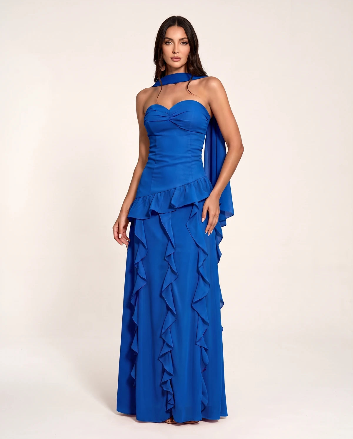 Parthenia Maxi Dress — Royal Blue