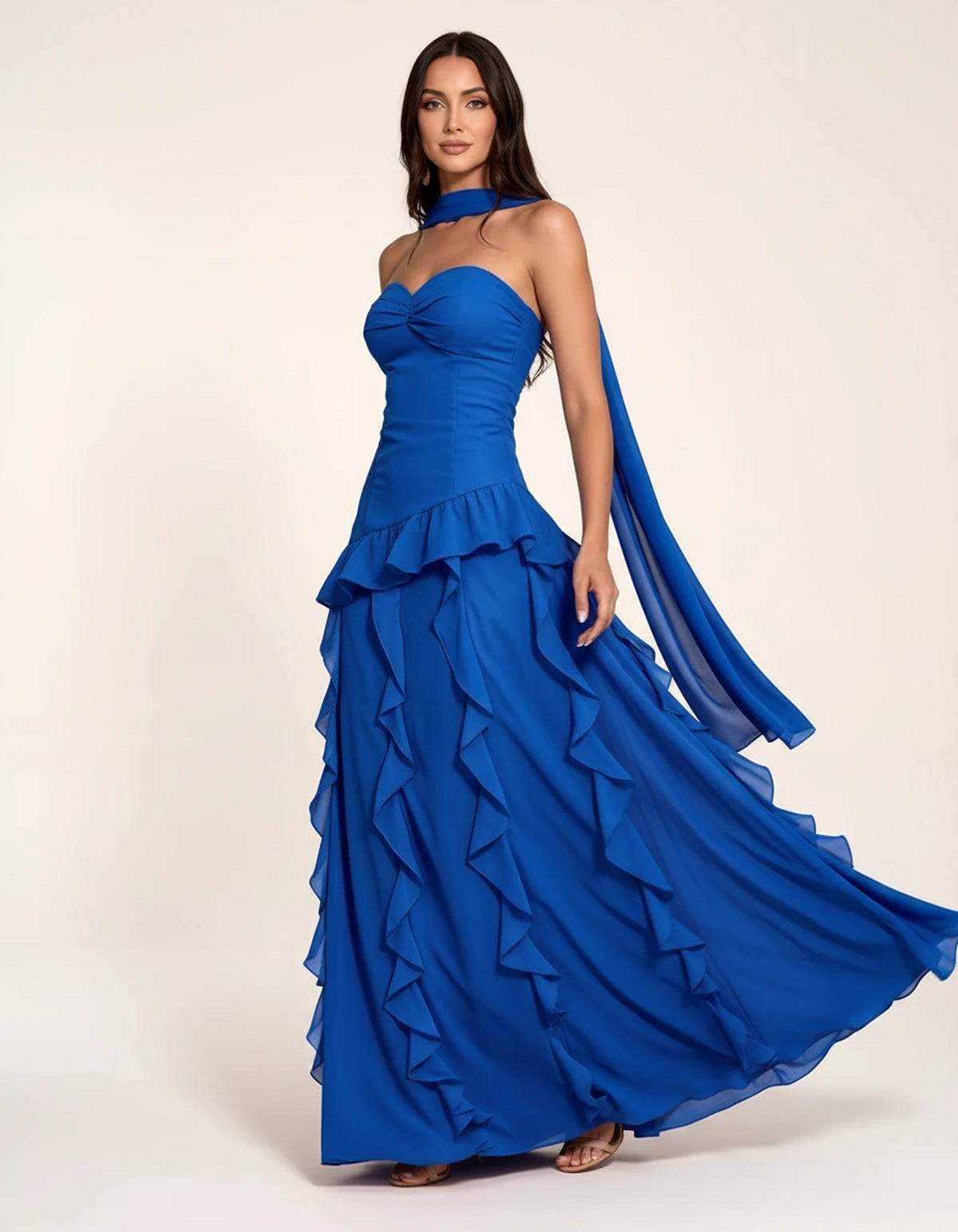 Parthenia Maxi Dress — Royal Blue | SKU: SD-69572-royalblue-XS,SD-69572-royalblue-S,SD-69572-royalblue-M,SD-69572-royalblue-L,SD-69572-royalblue-XL,SD-69572-royalblue-2XL