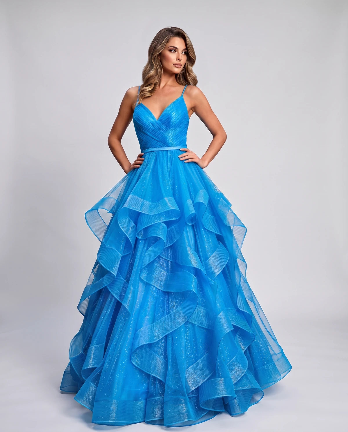 Pastorale Maxi Dress — Blue