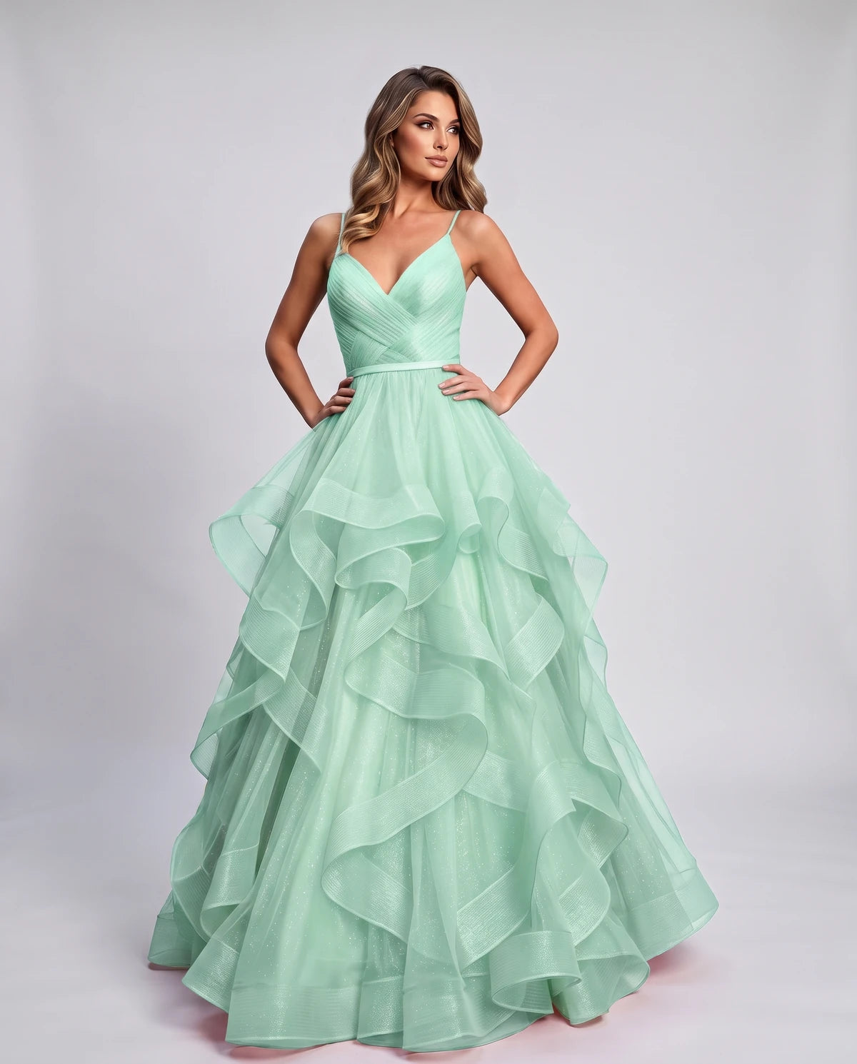 Pastorale Maxi Dress — Mint Green