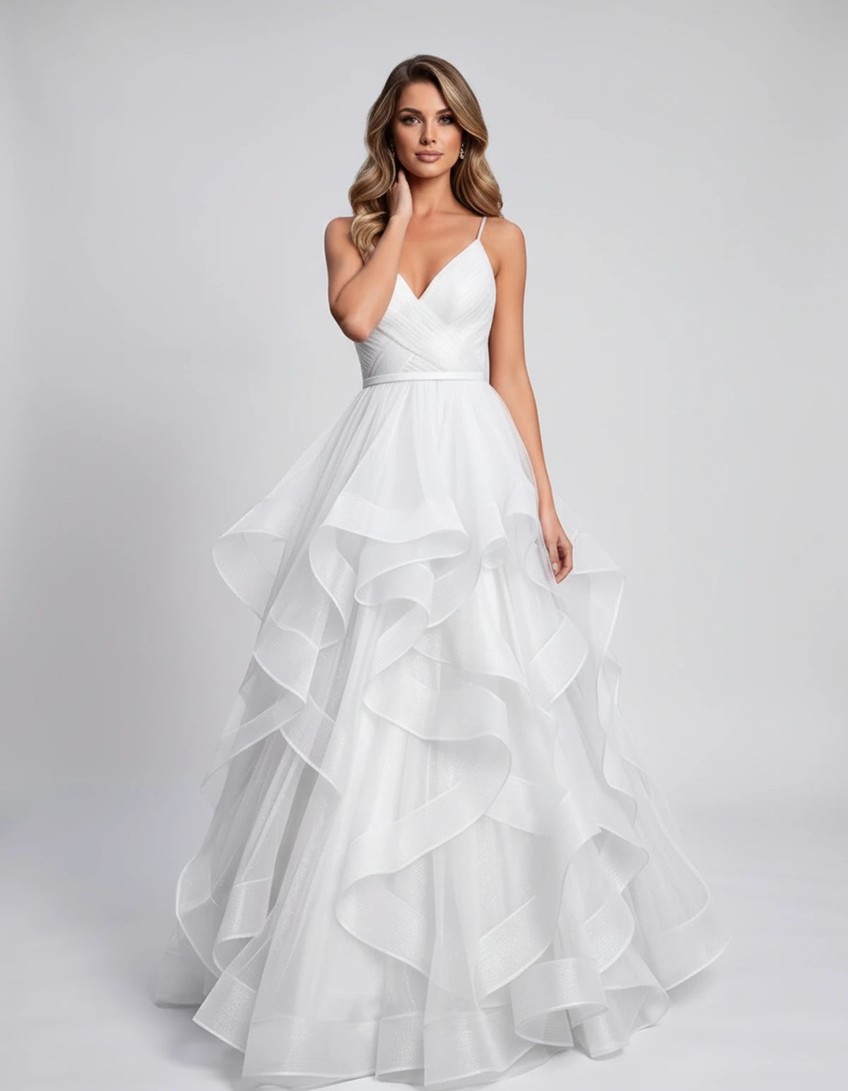 Pastorale Maxi Dress — White | SKU: SD-72195-white-XS,SD-72195-white-S,SD-72195-white-M,SD-72195-white-L,SD-72195-white-XL,SD-72195-white-2XL