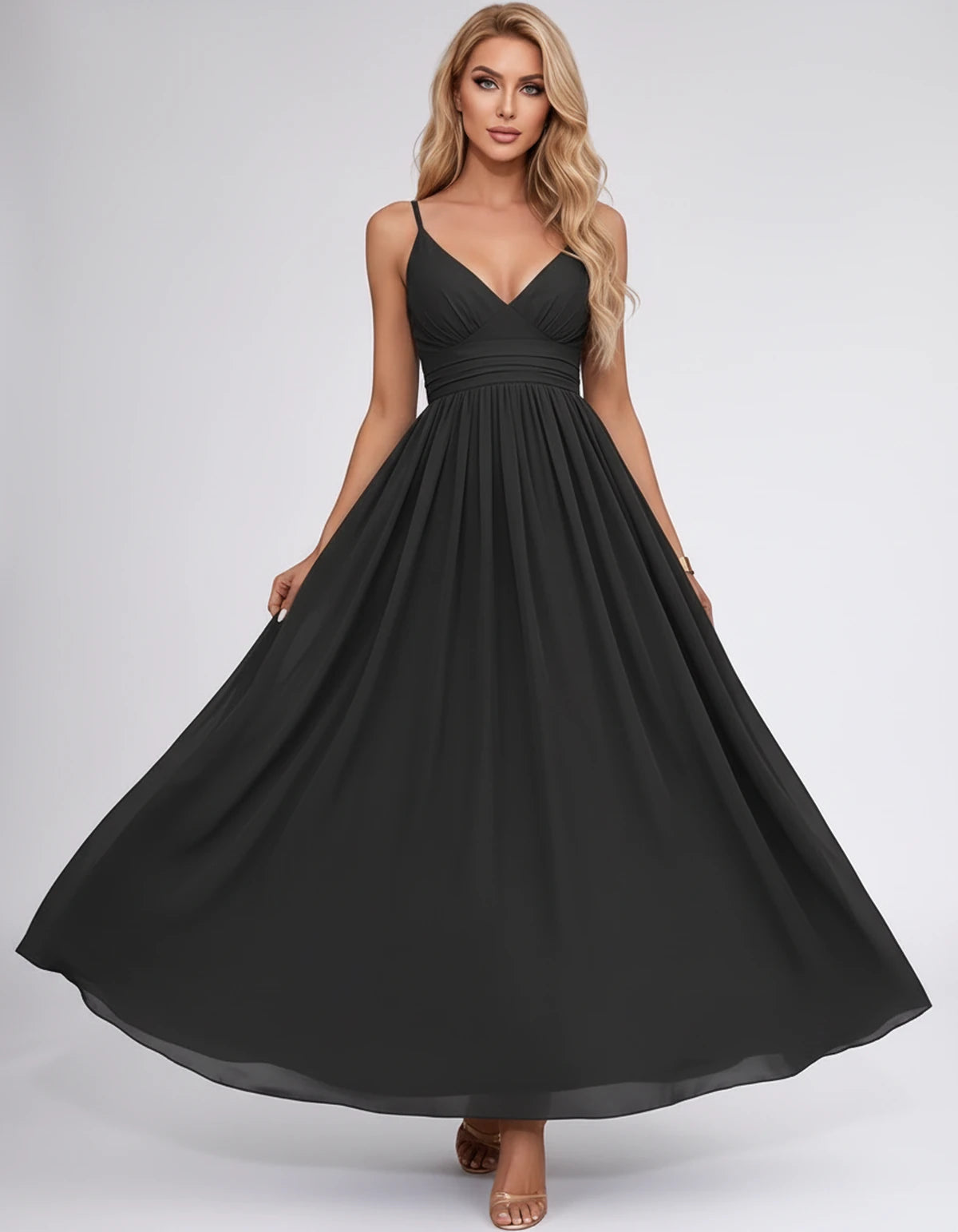 Pavlina Maxi Dress — Black | SKU: SD-94482-black-2,SD-94482-black-4,SD-94482-black-6,SD-94482-black-8,SD-94482-black-10,SD-94482-black-12,SD-94482-black-14,SD-94482-black-16,SD-94482-black-16W,SD-94482-black-18W,SD-94482-black-20W,SD-94482-black-22W