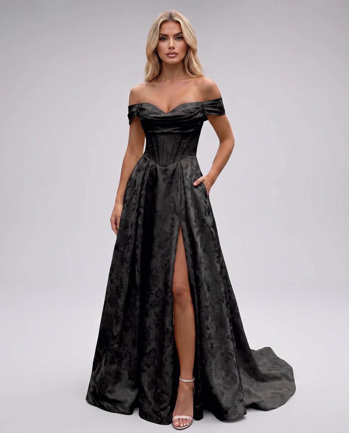 Persephone Maxi Dress — Black