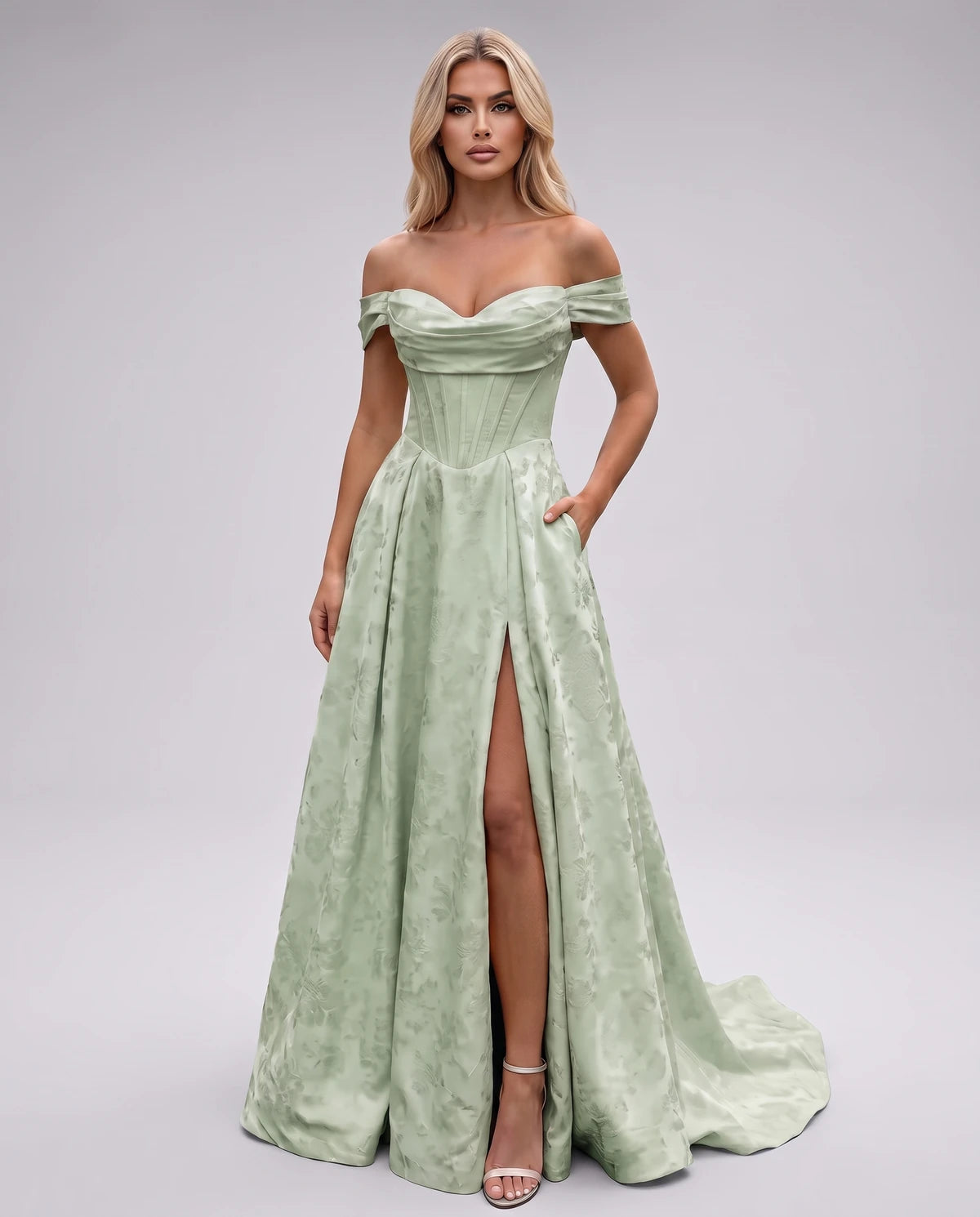 Persephone Maxi Dress — Sage Green