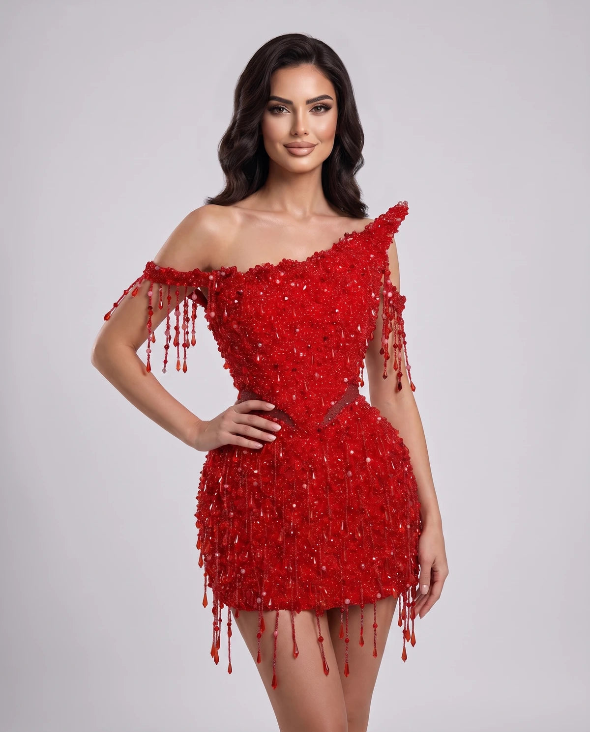 Petrichor Mini Dress — Model Color Red | SKU: SD-73560-modelcolorred-2,SD-73560-modelcolorred-4,SD-73560-modelcolorred-6,SD-73560-modelcolorred-8,SD-73560-modelcolorred-10,SD-73560-modelcolorred-12,SD-73560-modelcolorred-14,SD-73560-modelcolorred-16,SD-73560-modelcolorred-16W,SD-73560-modelcolorred-18W,SD-73560-modelcolorred-20W,SD-73560-modelcolorred-22W