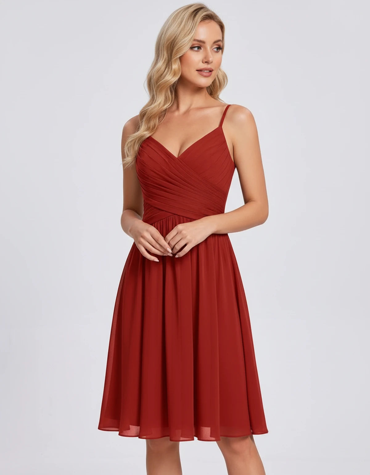 Petronella Mini Dress — Red | SKU: SD-24392-red-2,SD-24392-red-4,SD-24392-red-6,SD-24392-red-8,SD-24392-red-10,SD-24392-red-12,SD-24392-red-14,SD-24392-red-16,SD-24392-red-16W,SD-24392-red-18W,SD-24392-red-20W,SD-24392-red-22W