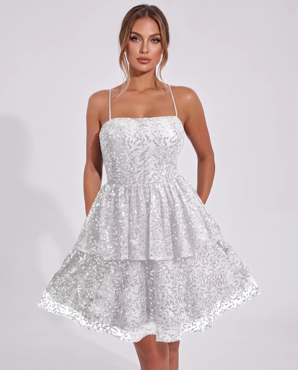 Pierrette Mini Dress — White