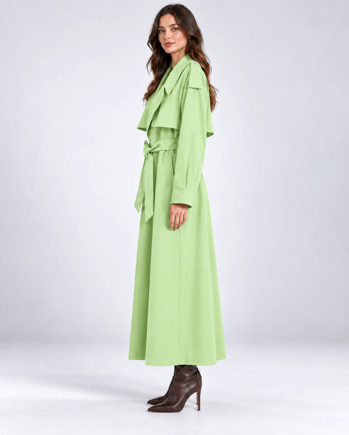 Portofino Coat — Green | SKU: SD-90832-green-XS,SD-90832-green-S,SD-90832-green-M,SD-90832-green-L