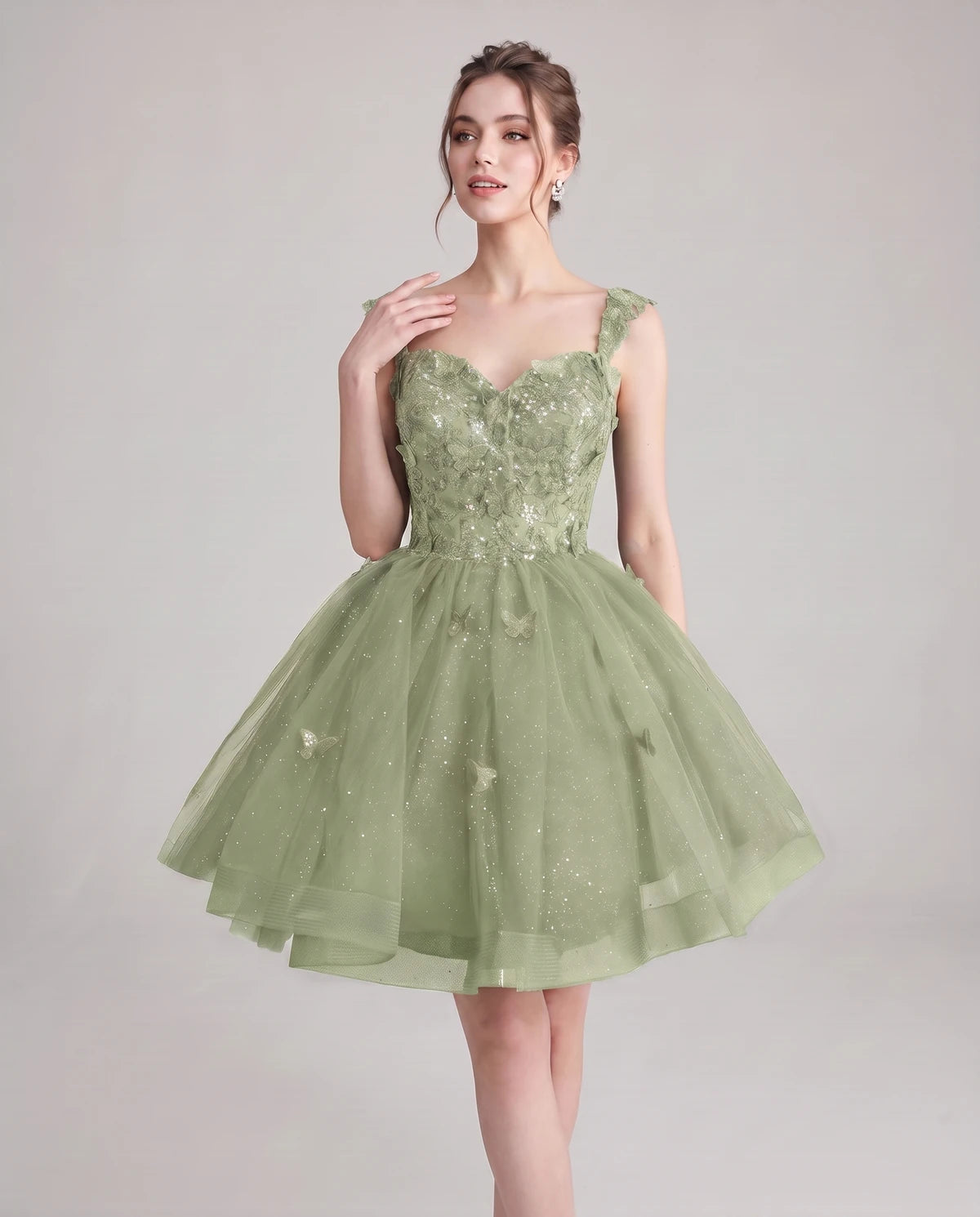 Quintessa Mini Dress — Dusty Sage | SKU: SD-50365-dustysage-2,SD-50365-dustysage-4,SD-50365-dustysage-6,SD-50365-dustysage-8,SD-50365-dustysage-10,SD-50365-dustysage-12,SD-50365-dustysage-14,SD-50365-dustysage-16,SD-50365-dustysage-16W,SD-50365-dustysage-18W,SD-50365-dustysage-20W,SD-50365-dustysage-22W