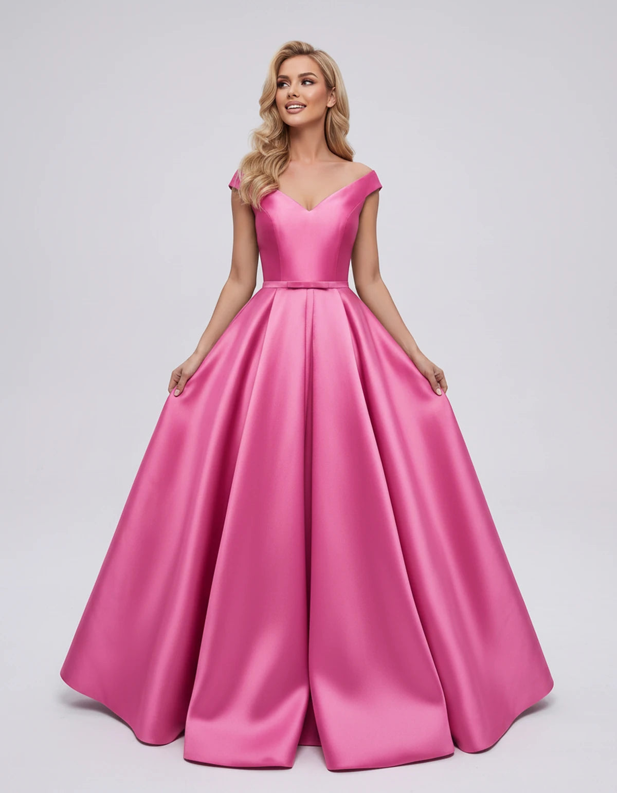Ramona Maxi Dress — Pink | SKU: SD-01717-pink-2,SD-01717-pink-4,SD-01717-pink-6,SD-01717-pink-8,SD-01717-pink-10,SD-01717-pink-12,SD-01717-pink-14,SD-01717-pink-16,SD-01717-pink-16W,SD-01717-pink-18W,SD-01717-pink-20W,SD-01717-pink-22W