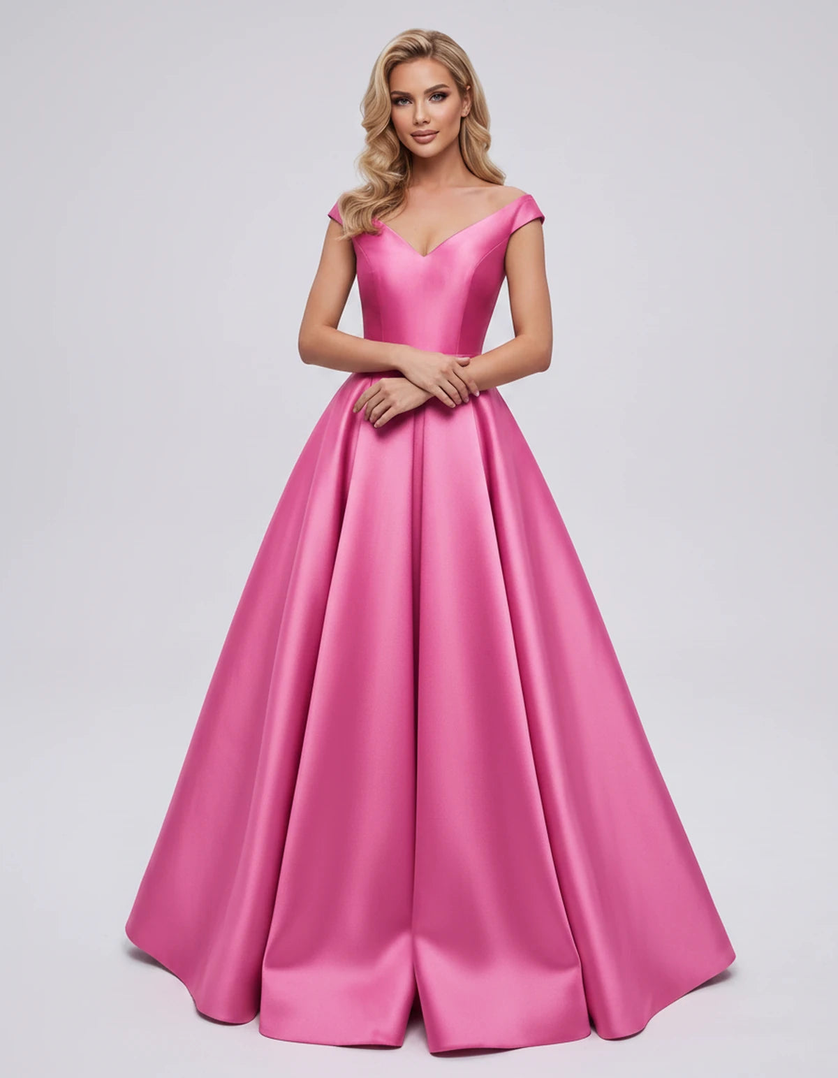 Ramona Maxi Dress — Pink | SKU: SD-01717-pink-2,SD-01717-pink-4,SD-01717-pink-6,SD-01717-pink-8,SD-01717-pink-10,SD-01717-pink-12,SD-01717-pink-14,SD-01717-pink-16,SD-01717-pink-16W,SD-01717-pink-18W,SD-01717-pink-20W,SD-01717-pink-22W