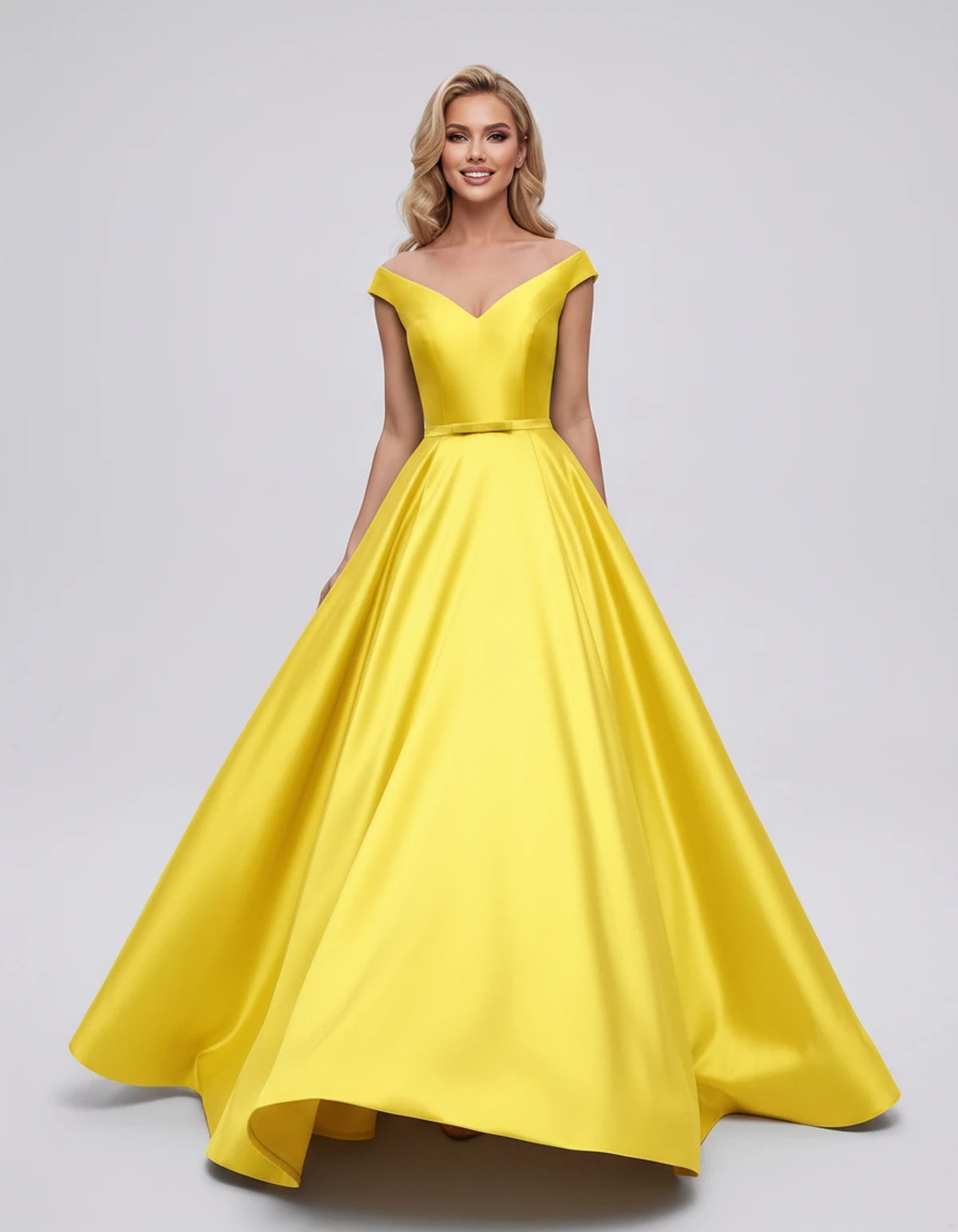 Ramona Maxi Dress — Yellow | SKU: SD-01717-yellow-2,SD-01717-yellow-4,SD-01717-yellow-6,SD-01717-yellow-8,SD-01717-yellow-10,SD-01717-yellow-12,SD-01717-yellow-14,SD-01717-yellow-16,SD-01717-yellow-16W,SD-01717-yellow-18W,SD-01717-yellow-20W,SD-01717-yellow-22W