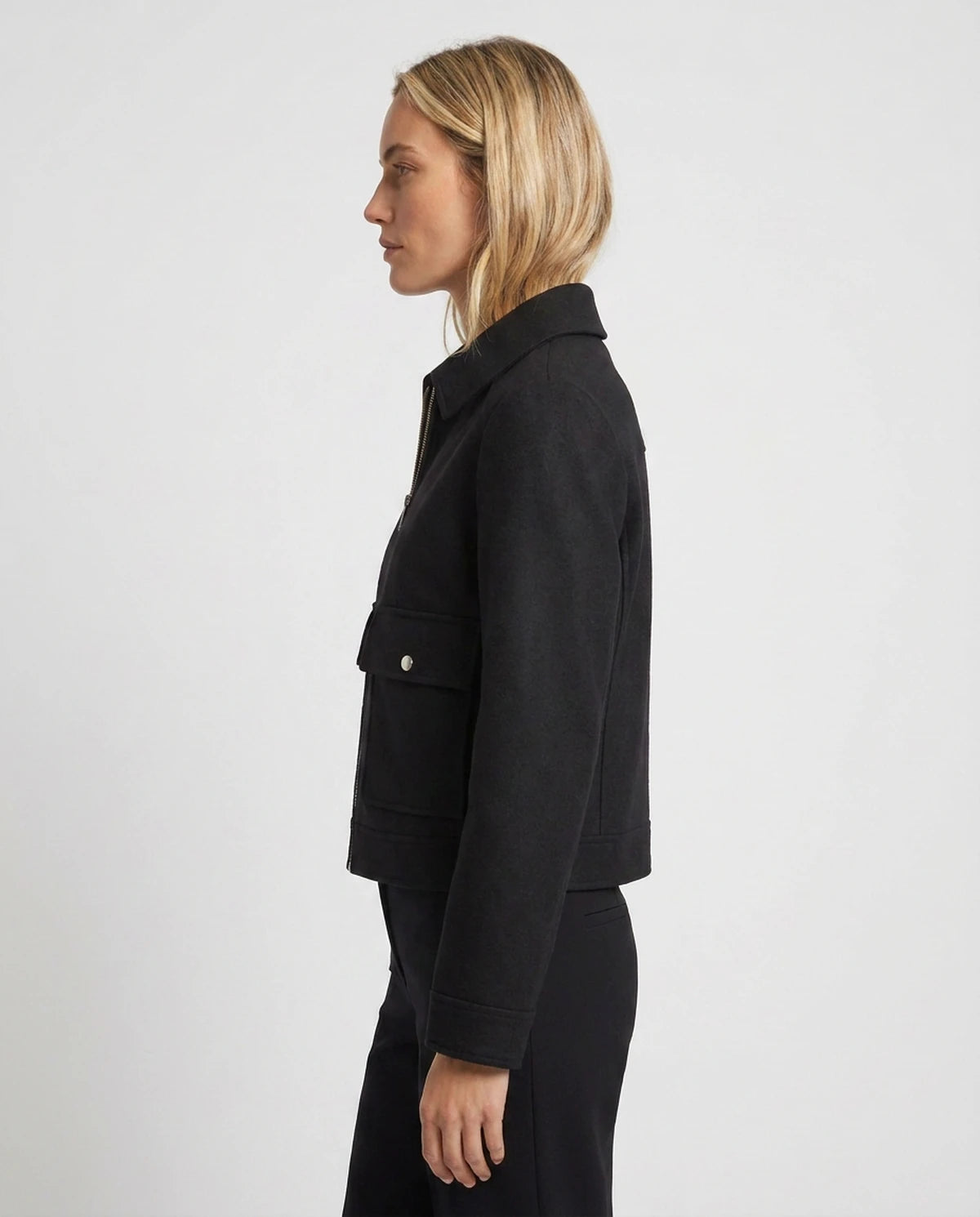 Renata Coat — Black | SKU: SD-61856-black-XS,SD-61856-black-S,SD-61856-black-M,SD-61856-black-L